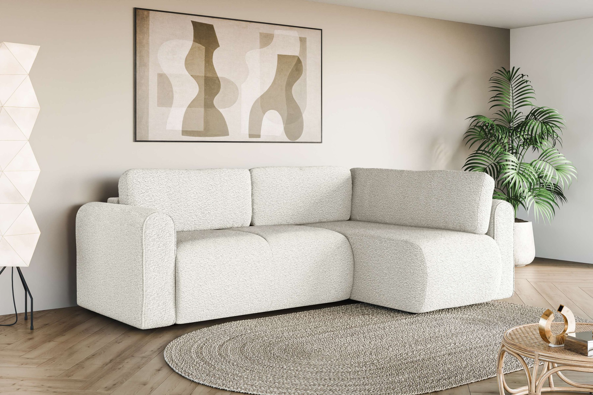 INOSIGN Ecksofa »Zacharia wahlweise Schlafsofa mit Bettkasten, B/T/H 250/16 günstig online kaufen