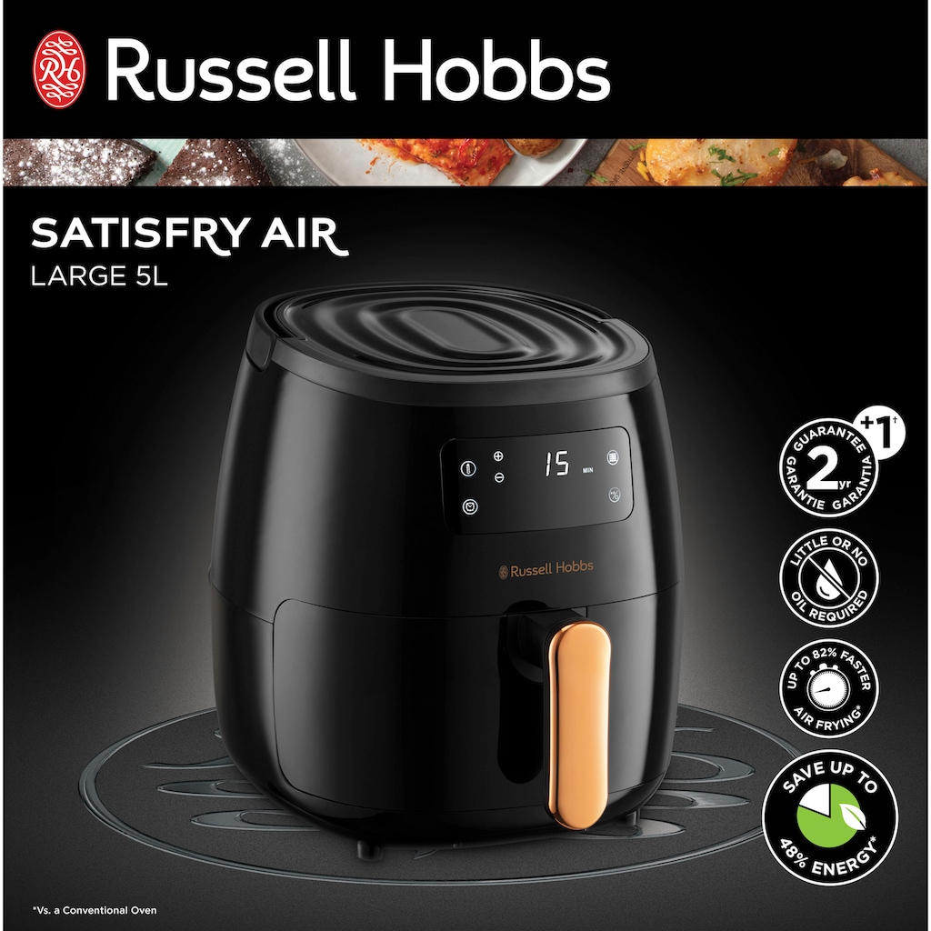 RUSSELL HOBBS Heißluftfritteuse »SatisFry Air 26510-56«, 1650 W, Fassungsvermögen 5 l, groß - 5 l