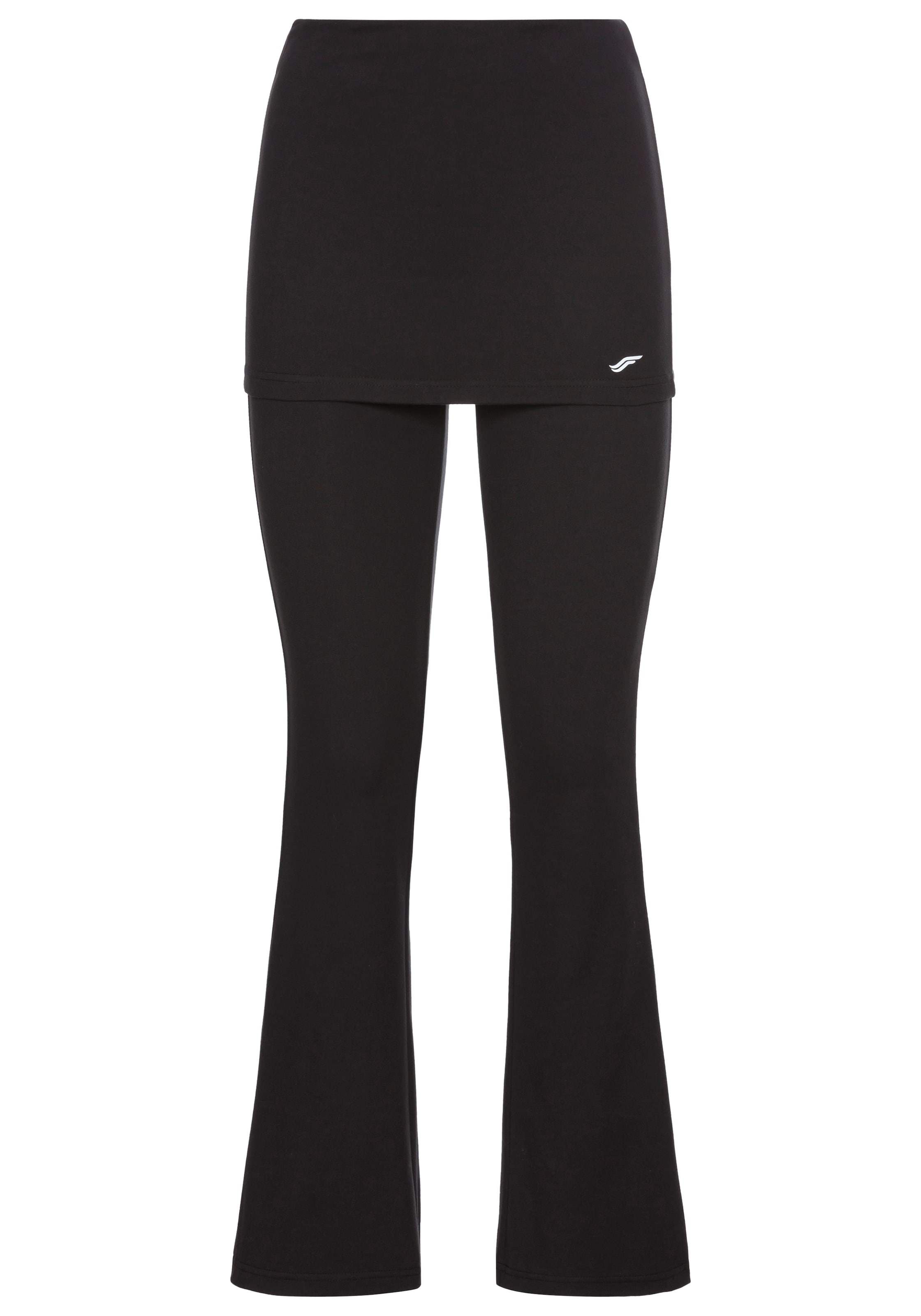 FAYN SPORTS Jazzpants »Jersey Leggings«, mit angenähtem Rock