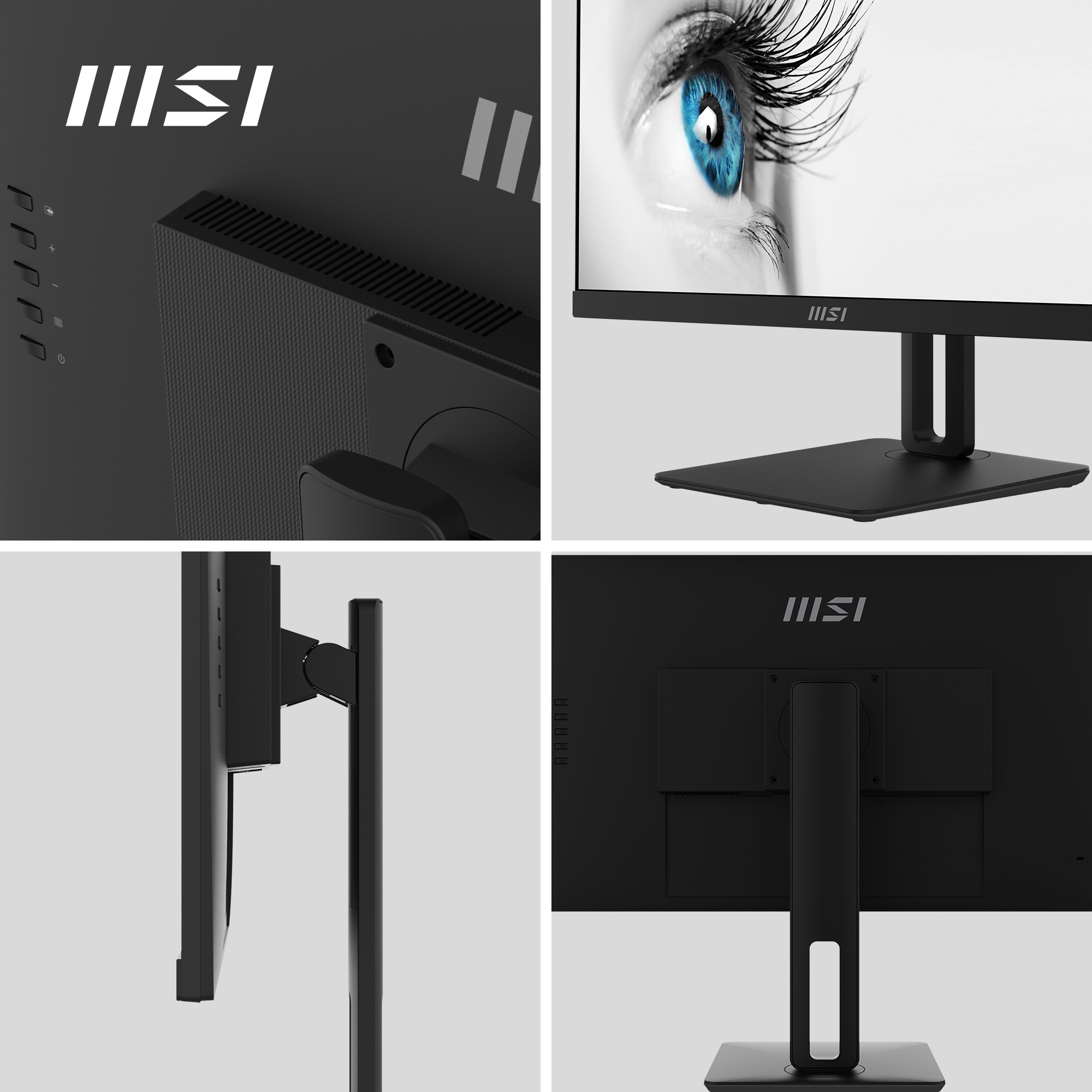 MSI LED-Monitor »PRO MP271AP«, 68,6 cm/27 Zoll, 1920 x 1080 px, Full HD, 1 ms Reaktionszeit, 100 Hz, höhenverstellbar, 3 Jahre Herstellergarantie