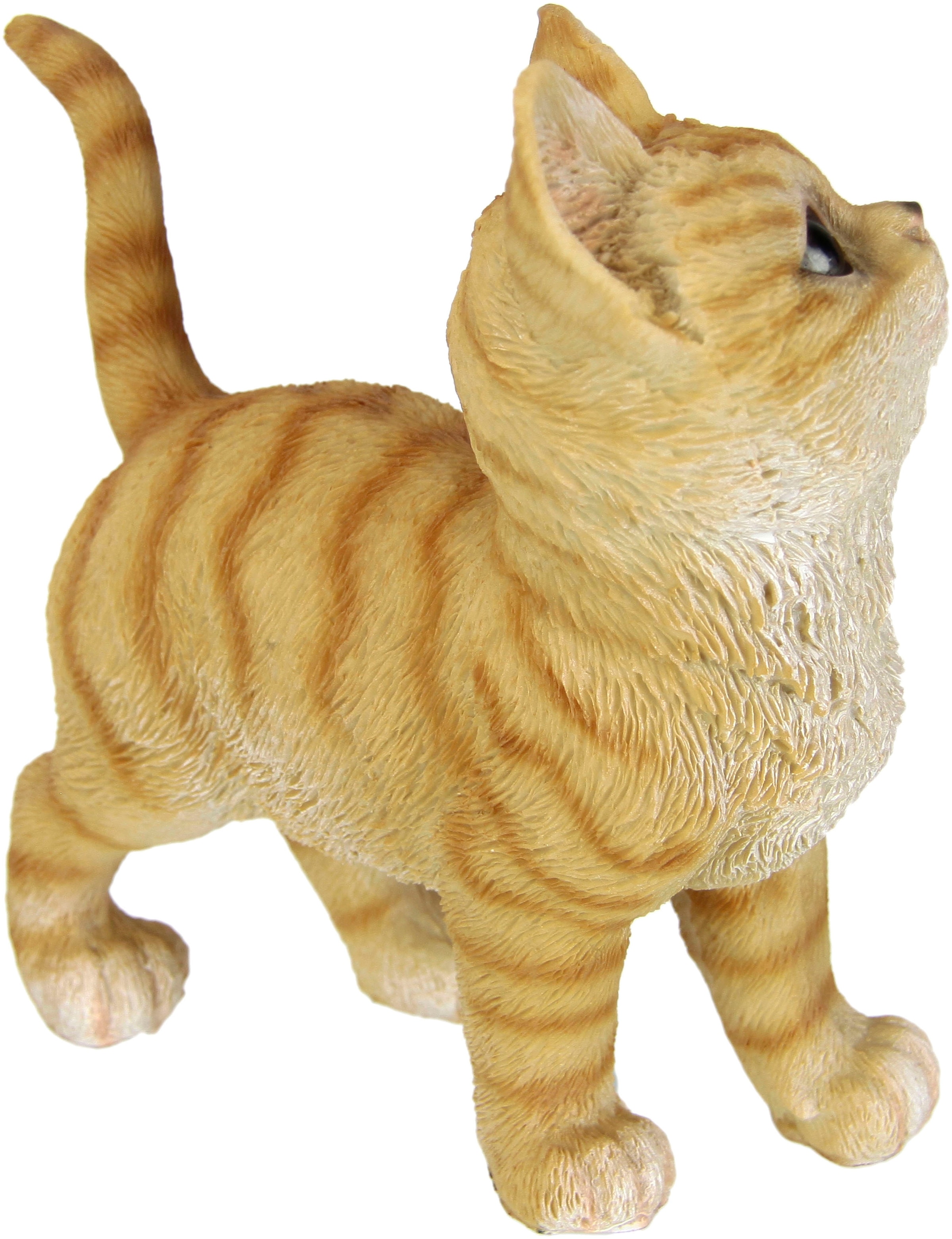 I.GE.A. Dekofigur »Katze«, getigerte Katzenfigur, Tierfigur Raten bestellen auf