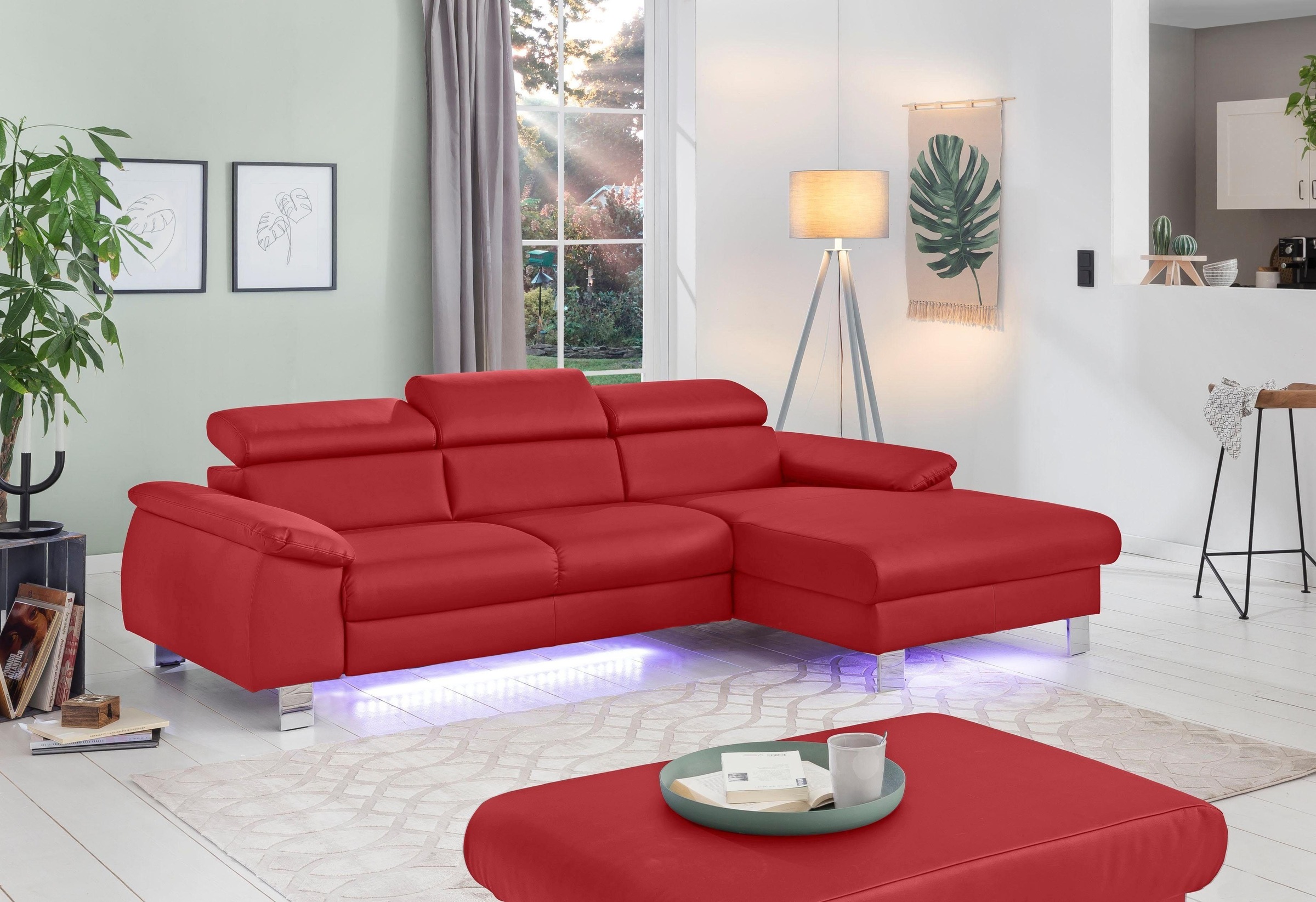 COTTA Polstergarnitur »Komaris L-Form«, (Set), Set bestehend aus: Ecksofa m günstig online kaufen