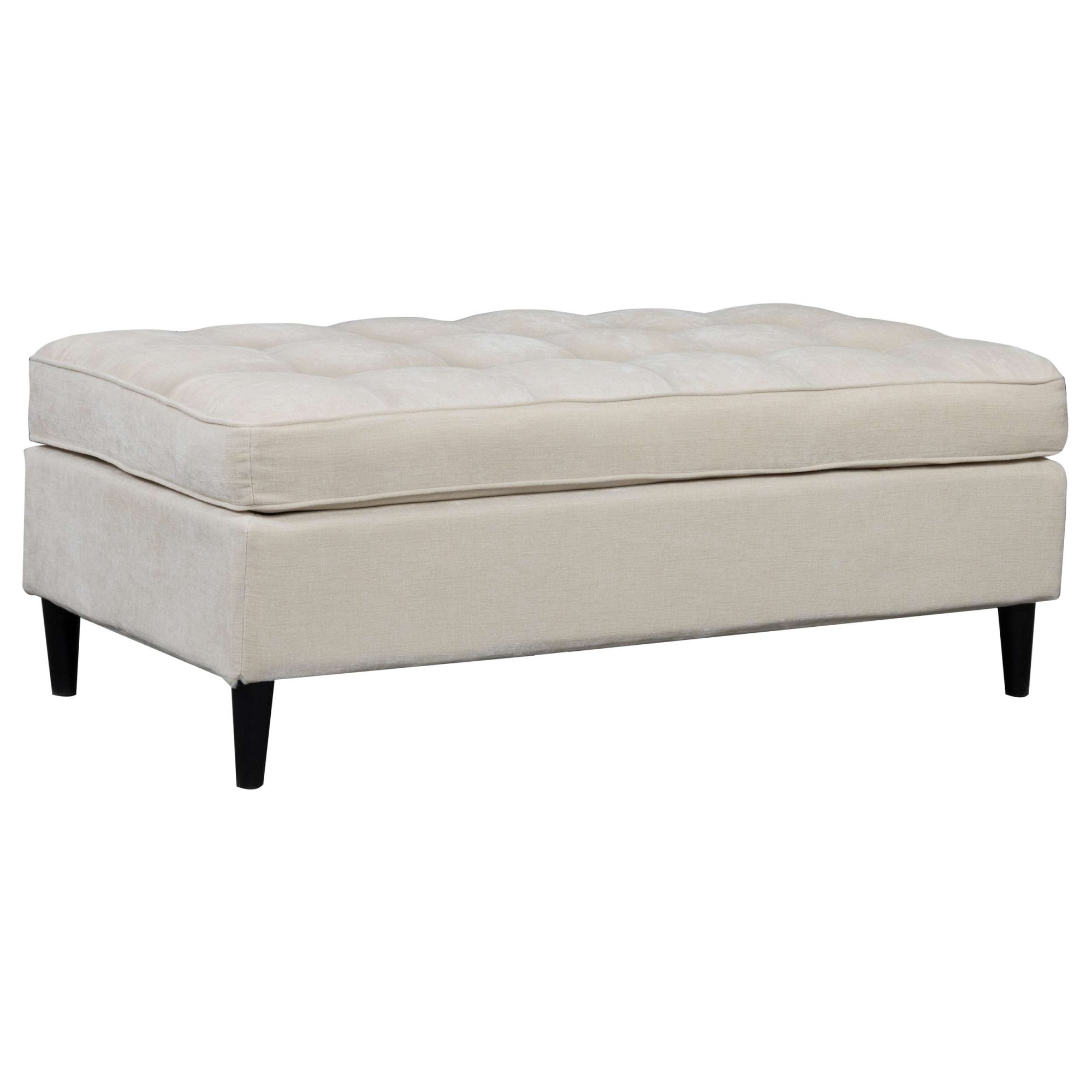 Dorel Home Hocker »LINDHUS, Breite 120 cm« Knopfsteppung, individuell zu kombinieren, Cord und Chenille-Bezug