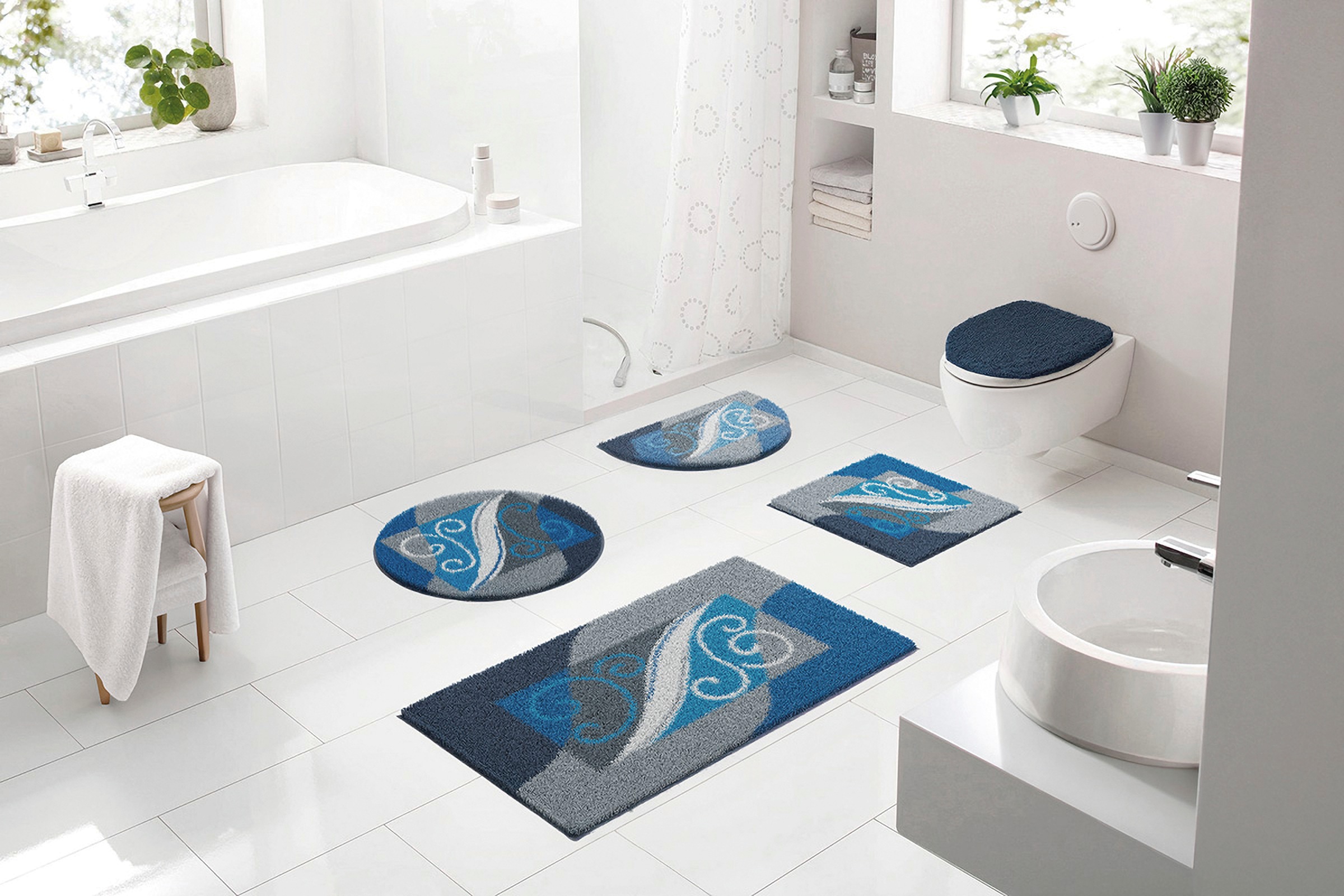 Grund Badematte »Greta« Höhe 20 mm rutschhemmend beschichtet schnell trockn günstig online kaufen