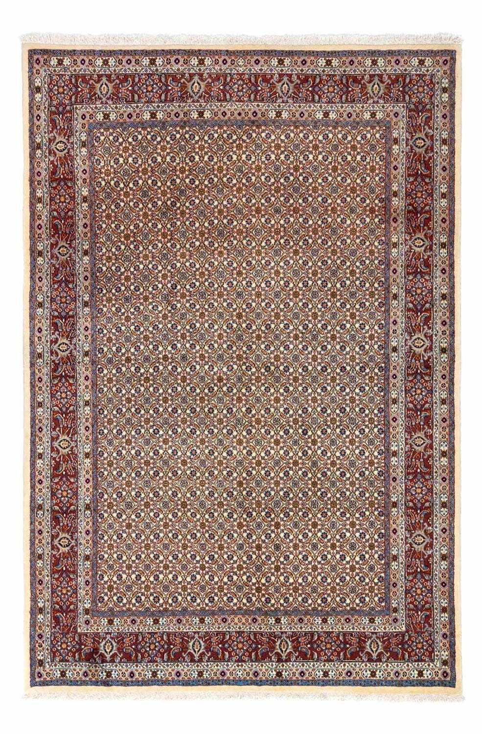 morgenland Wollteppich »Moud Medaillon Beige 196 x 149 cm«, rechteckig, 10 günstig online kaufen