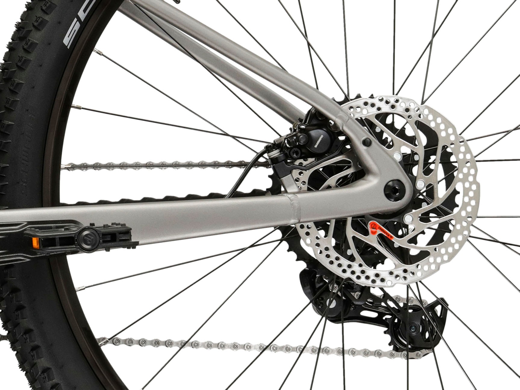 Kross »Influx Hybrid 2.0 16,7Ah / 600 Wh 29 Zoll silber 9 Gänge 2026« 9 Gang Shimano CUES U4000 Schaltwerk Kettenschaltung Mittelmotor 250 W BOSCH PERFORMANCE LINE PX Mittelmotor