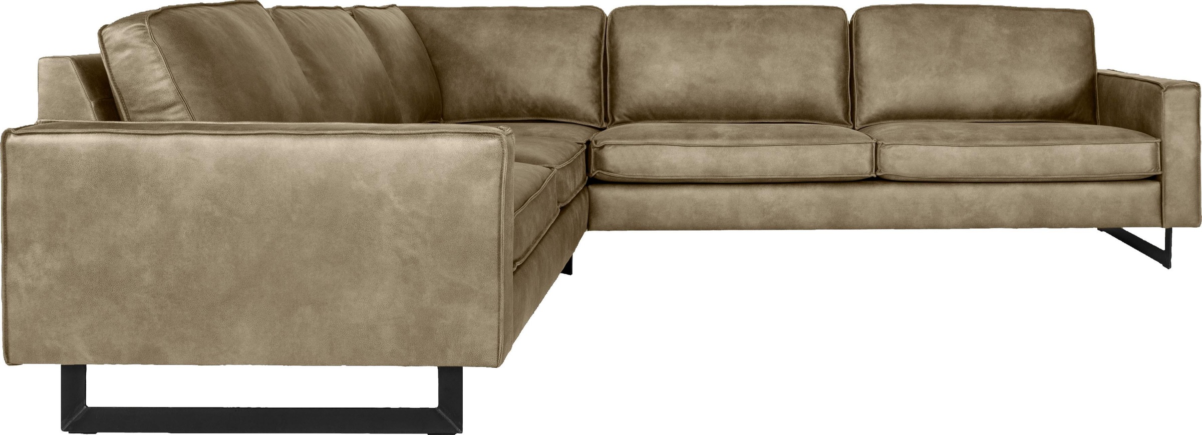 Places of Style Ecksofa »Pinto, XXL, 250/290 cm, langer Schenkel, Ottomane« günstig online kaufen