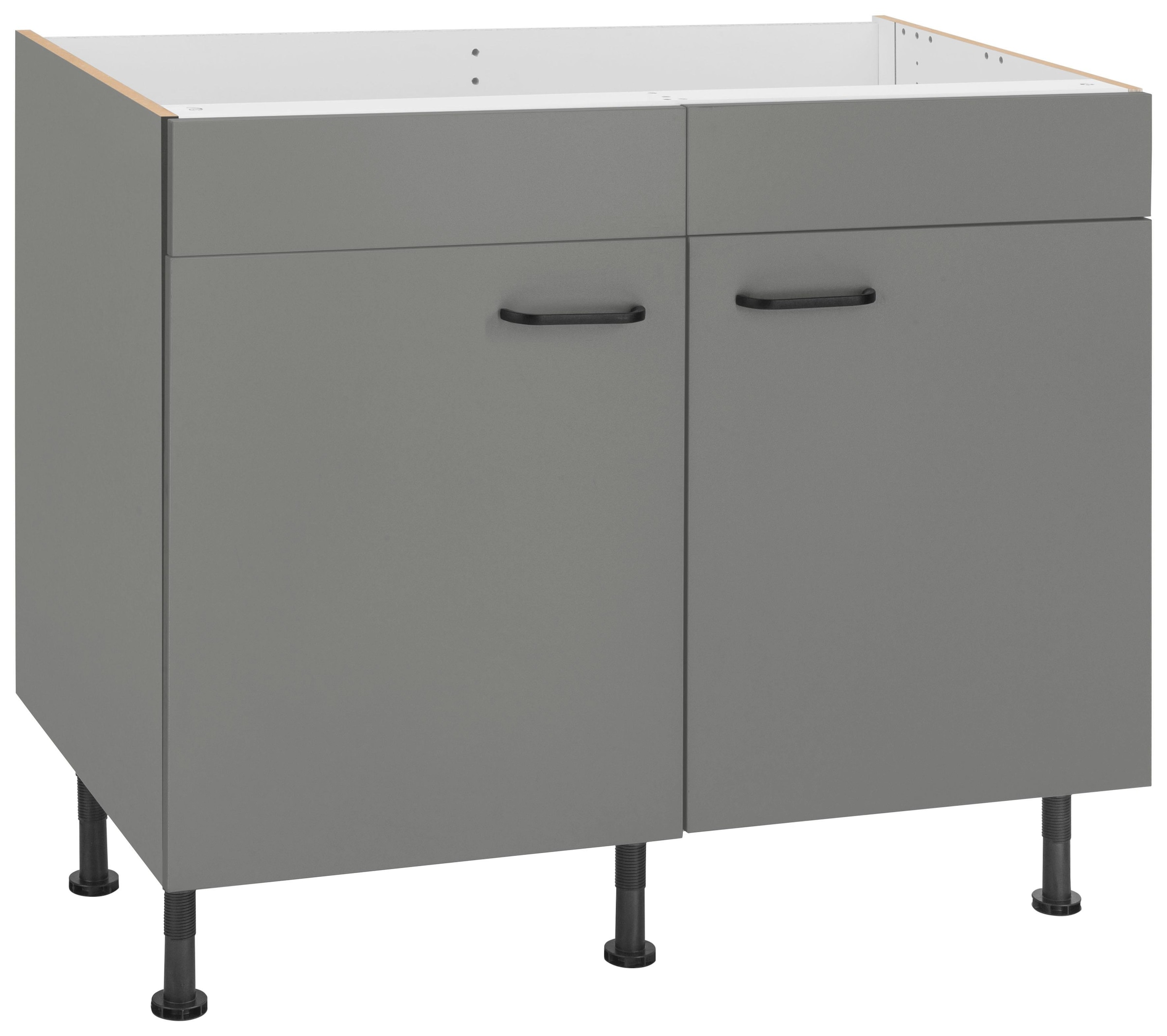 OPTIFIT Spülenschrank kaufen Breite cm mit »Elga«, Füßen, höhenverstellbaren online Soft-Close-Funktion, 100