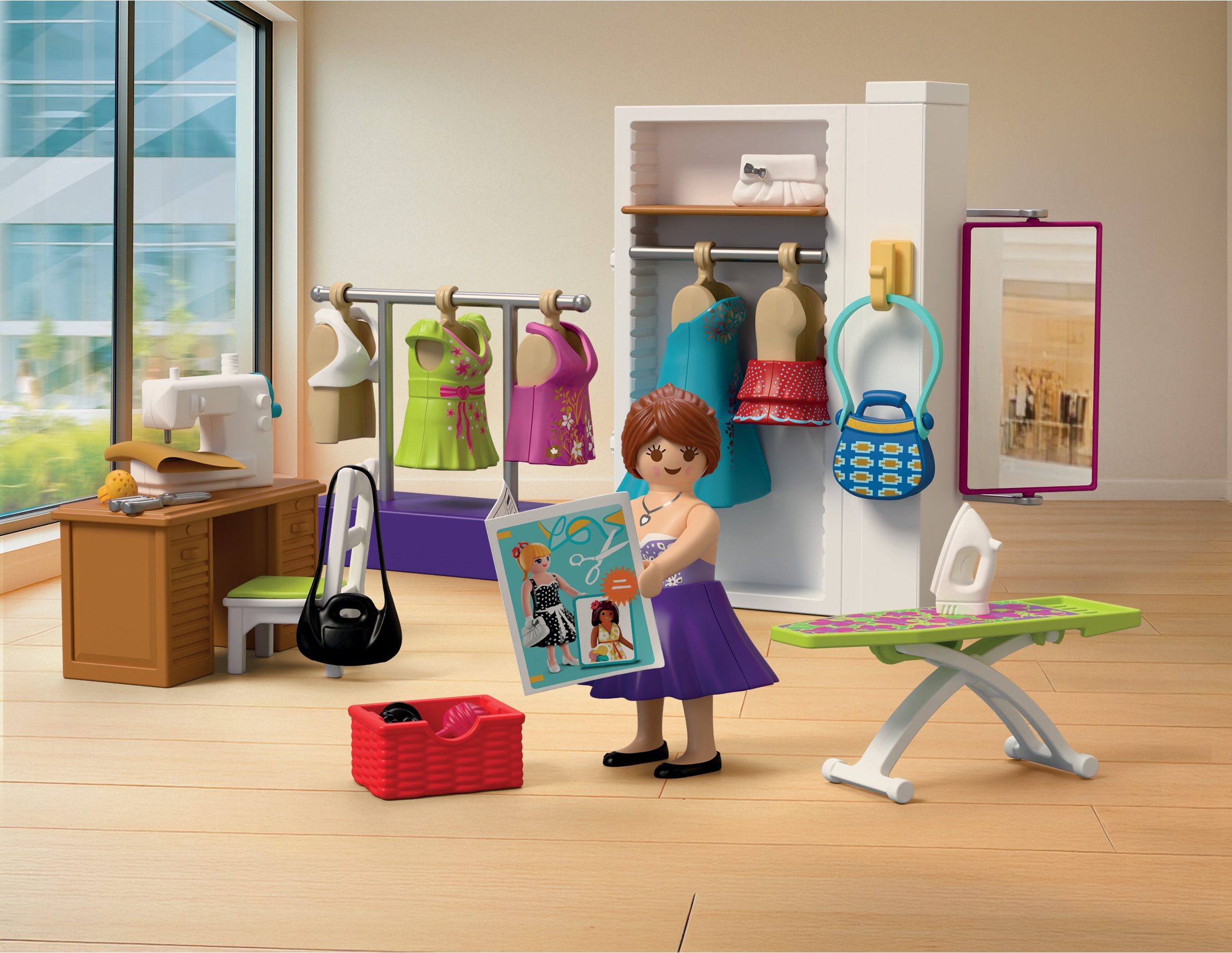 Playmobil® Konstruktions-Spielset »Modedesignerin (72082), My Life« Made in Europe