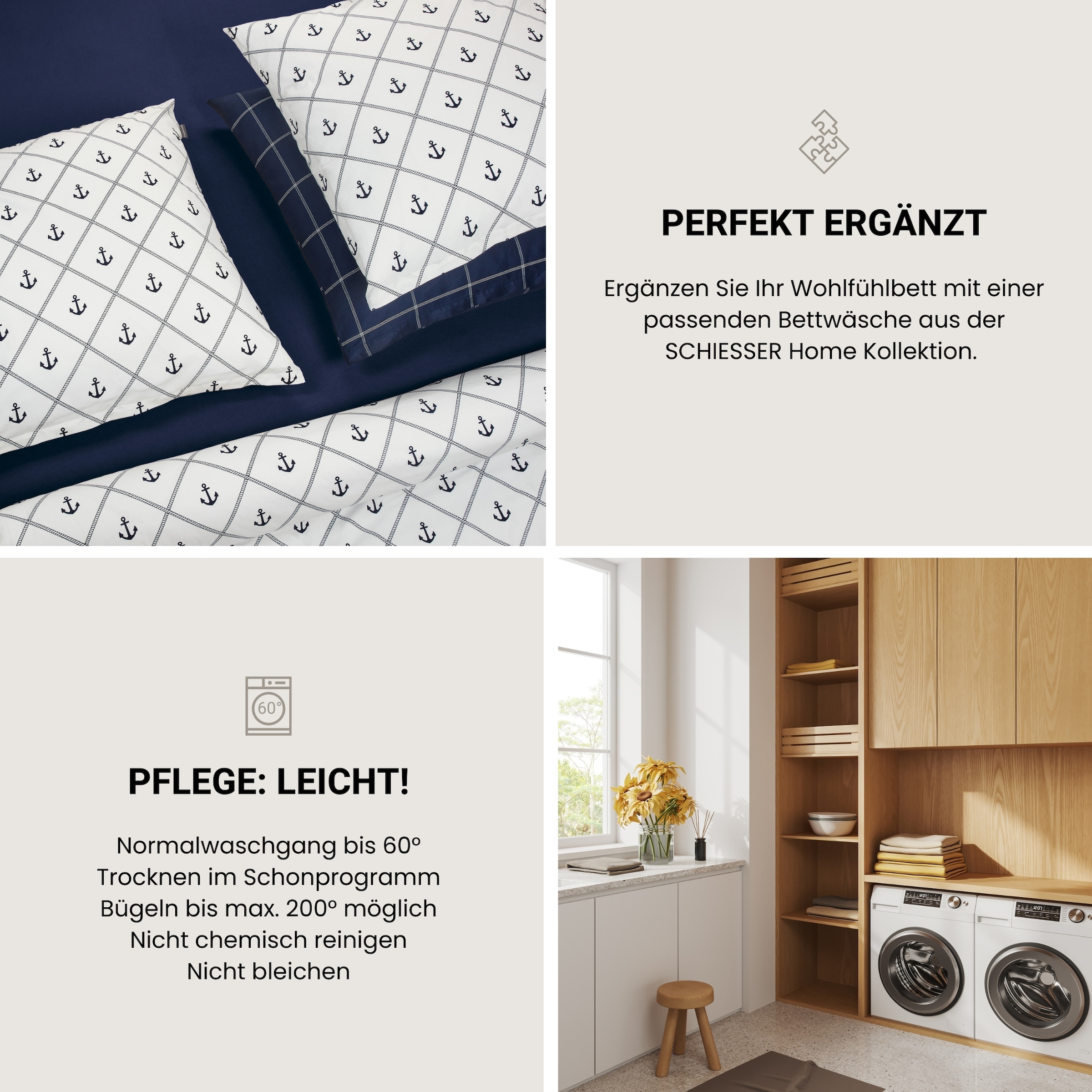 Schiesser Spannbettlaken »Flexi aus 95% Baumwolle und 5% Elastahan in Premium-Qualität«, für hohe Matratzen und Boxspringbetten geeignet, Made in Green