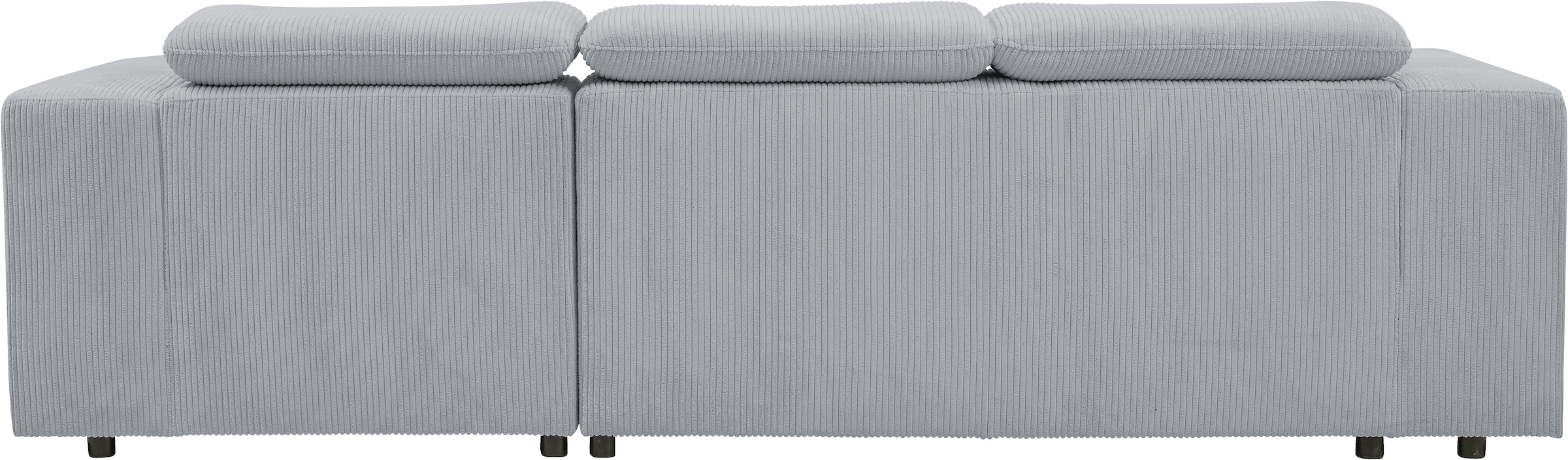 WERK2 Ecksofa »Cherry, modernes Sofa mit Komfortfunktionen, Breite 270cm, L-Form,«, bequem, mit verstellbaren Kopfteilen, Schlaffunktion und Bettkasten