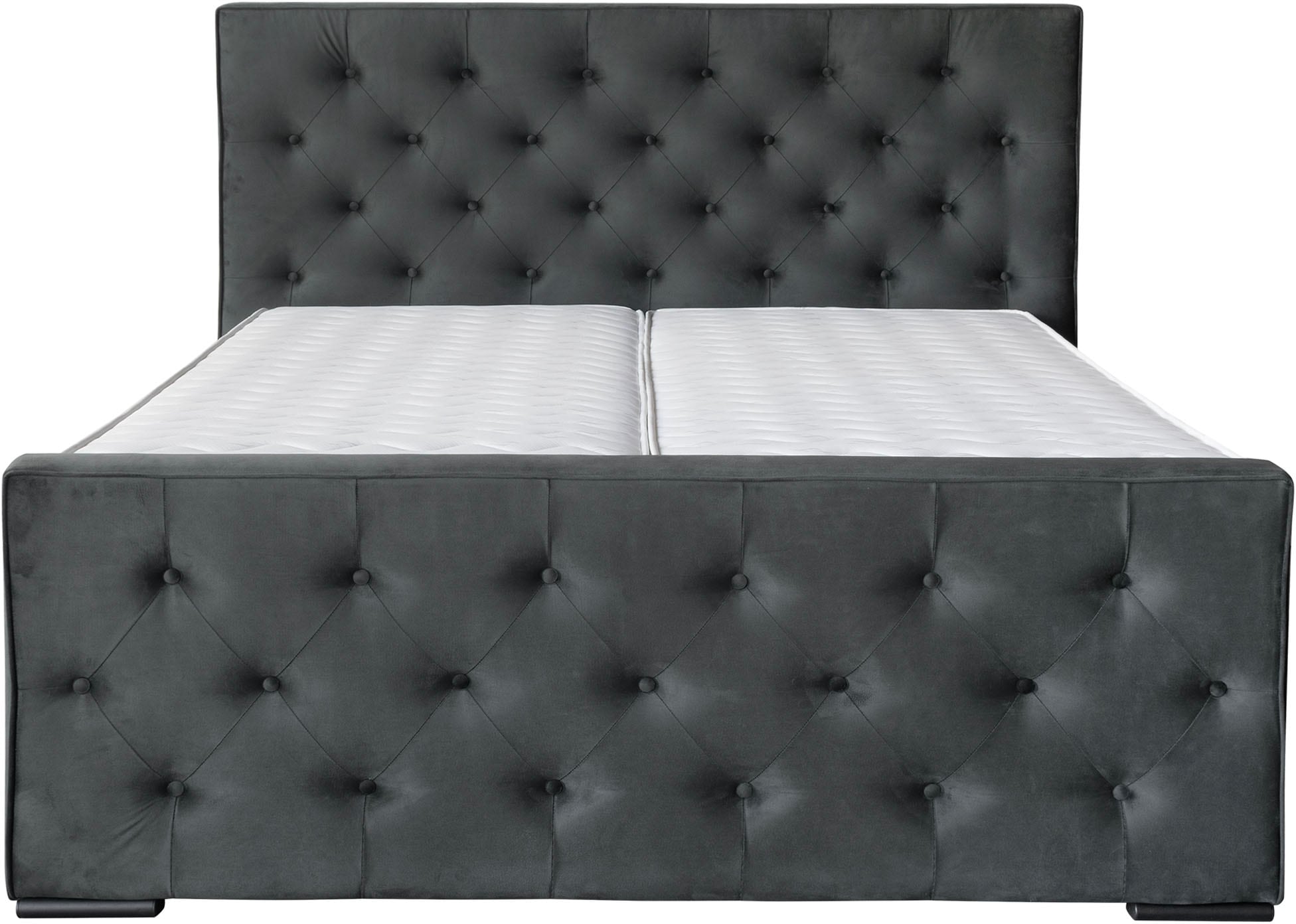 COLLECTION AB Boxspringbett »Florence erhältlich in der Breite 180cm«, inkl. Bettkasten und King-Matratzen (28cm) in H3