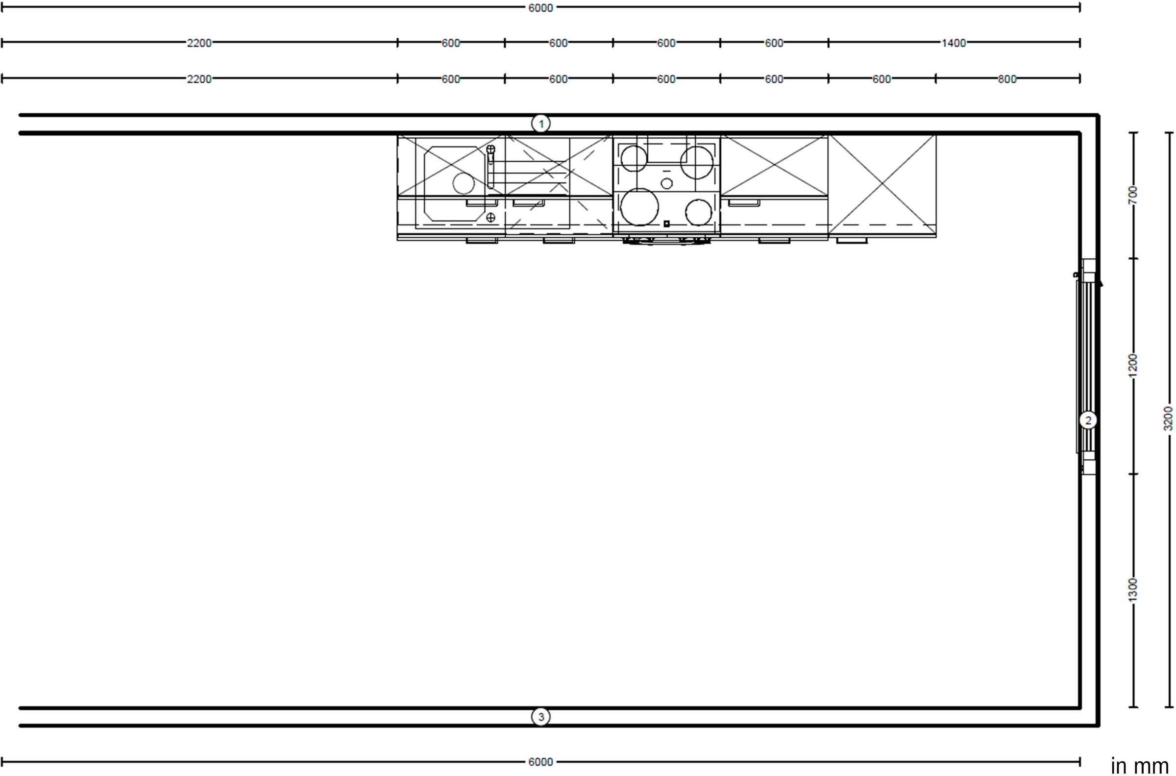nobilia® Küchenzeile »"Touch II"«, vormontiert, Ausrichtung wählbar, Breite 300 cm, wahlw. mit E-Geräten