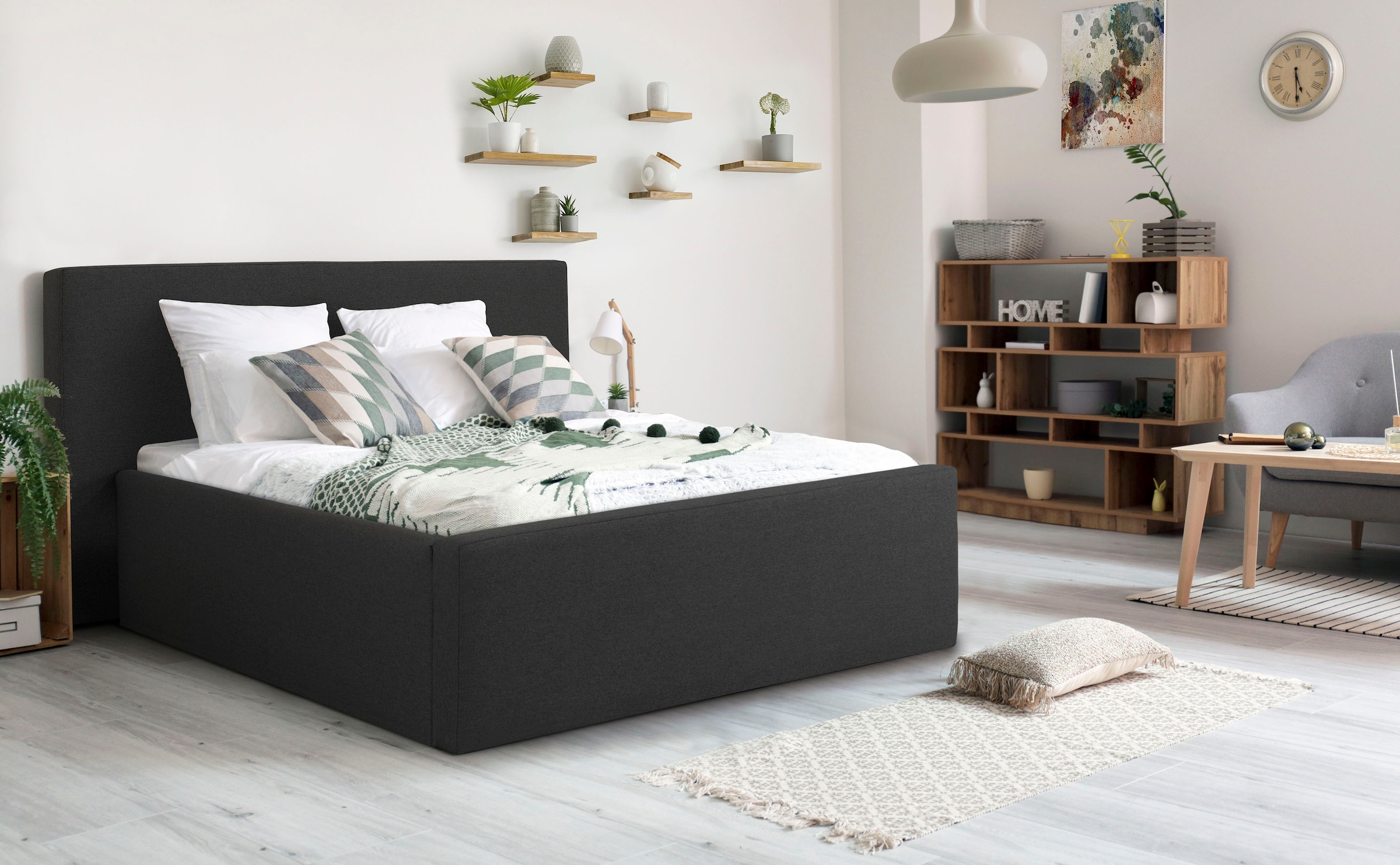 INOSIGN Polsterbett "Dalina" geradliniges Kopfteil, in 5 Breiten, auch in 2 günstig online kaufen