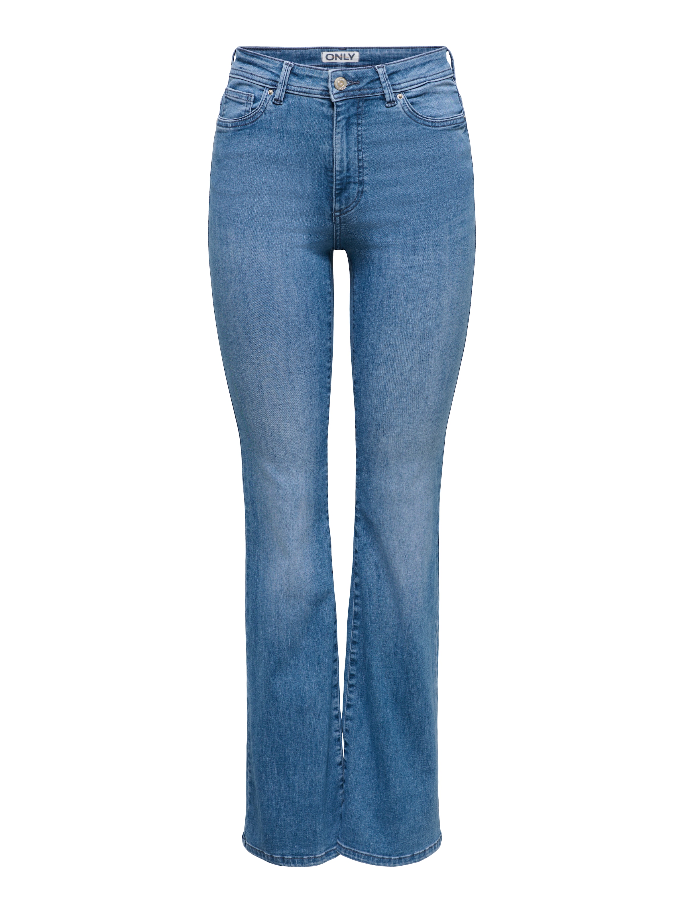 ONLY Bootcut-Jeans »ONLWAUW HW FLARED DNM TAI475« Baumwollmischung
