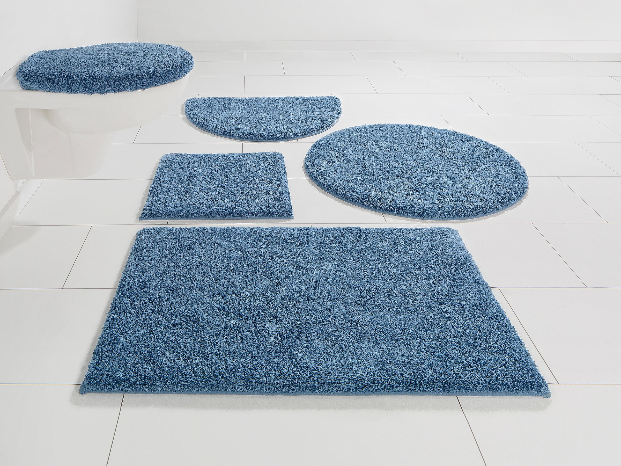 my home Badematte »Maren, Badvorleger, Badezimmer Teppich«, rutschhemmend b günstig online kaufen