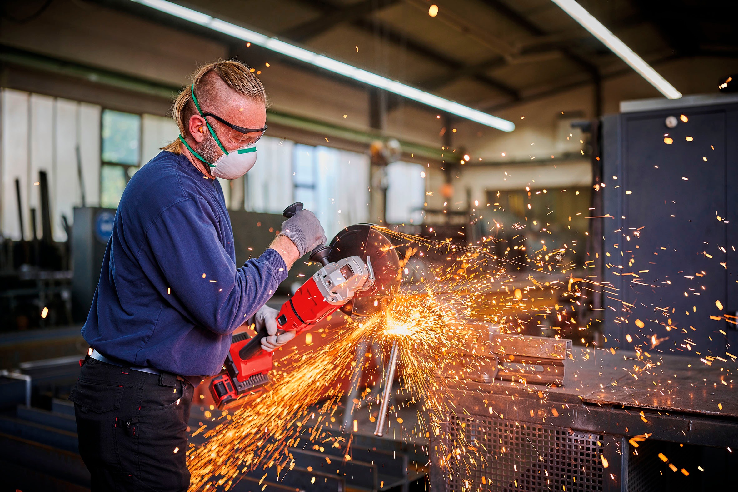 Einhell Akku-Winkelschleifer »AXXIO 36/230 Q«, Power X-Change, ohne Akku und Ladegerät