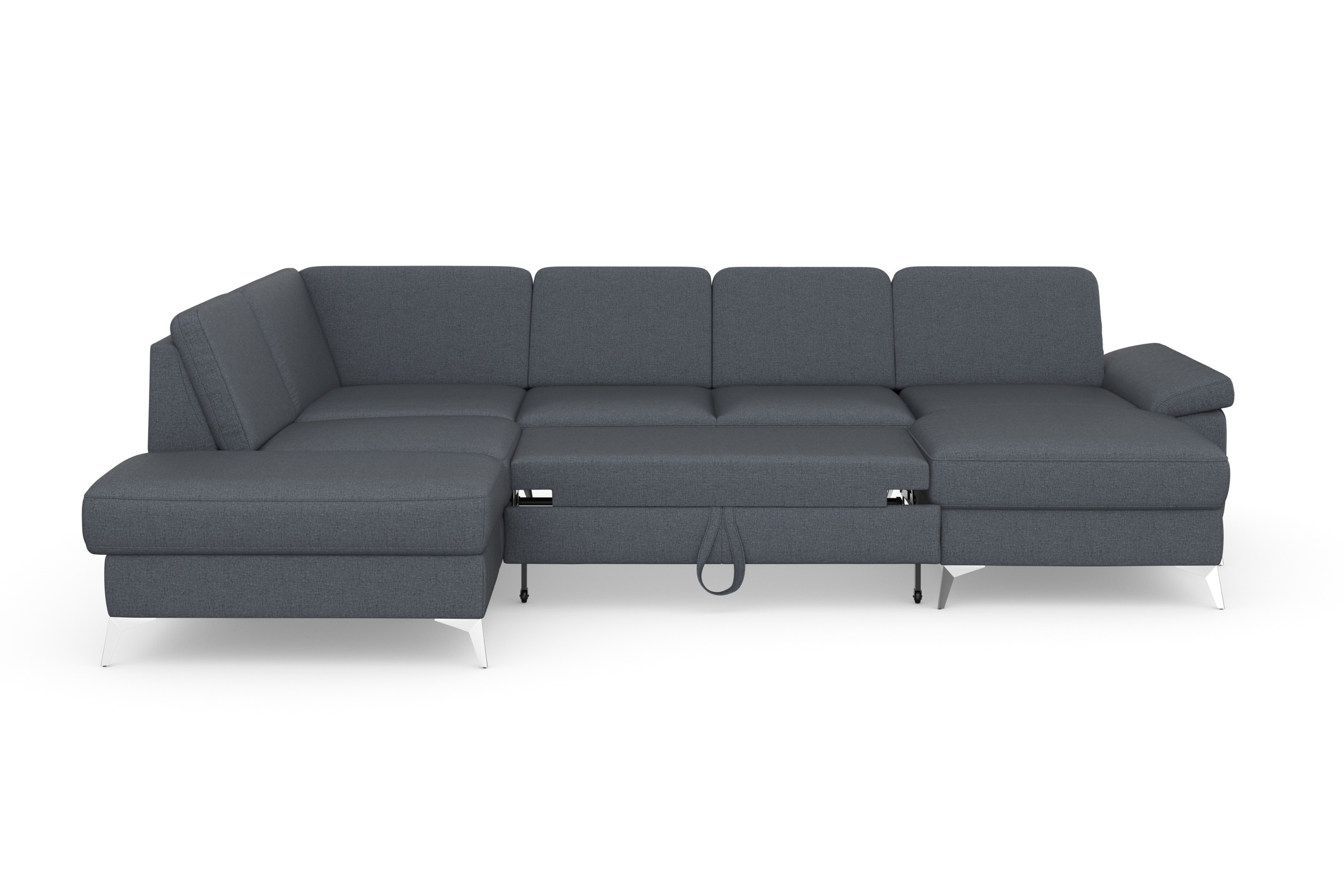 sit&more Wohnlandschaft »Padua U-Form«, inklusive Sitztiefenverstellung, Armteilfunktion und Federkern