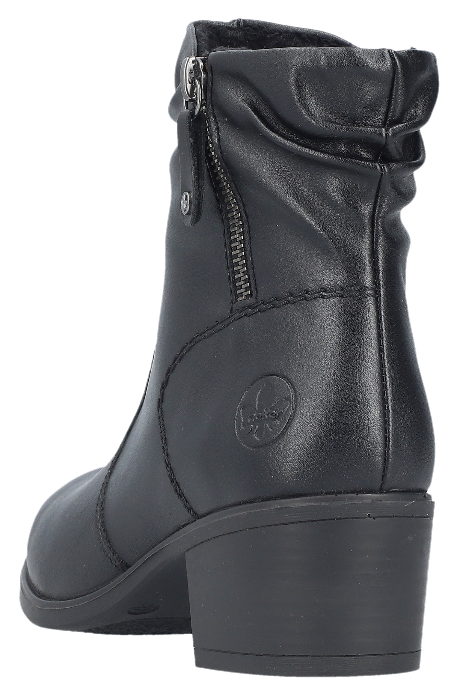 Rieker Stiefelette, Boots, Klassik-Stiefelette, Blockabsatz, mit slouchy Schaft