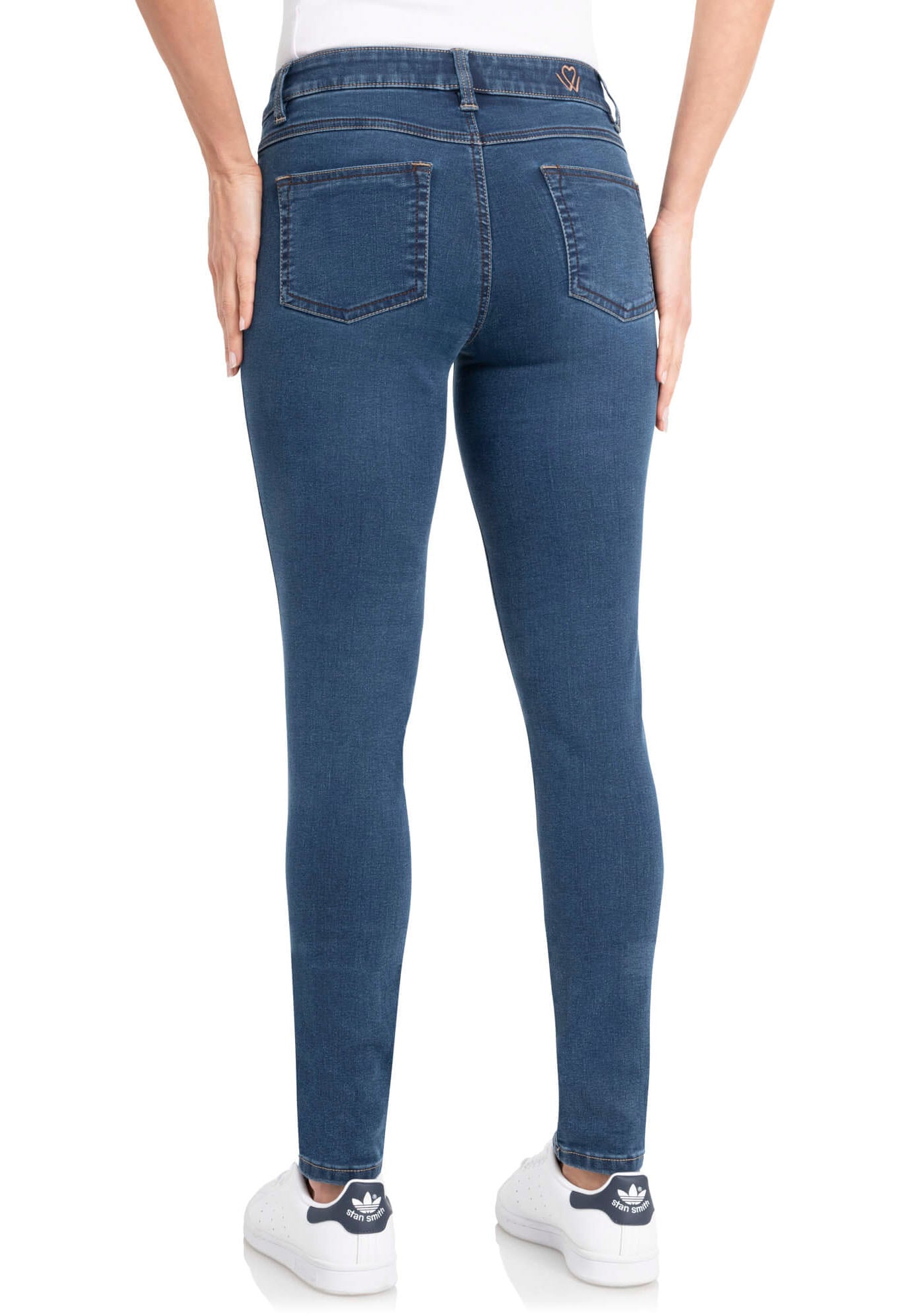 wonderjeans Skinny-fit-Jeans »Skinny-WS76-80«, Schmaler hochelastischer Qualität in Skinny-Fit