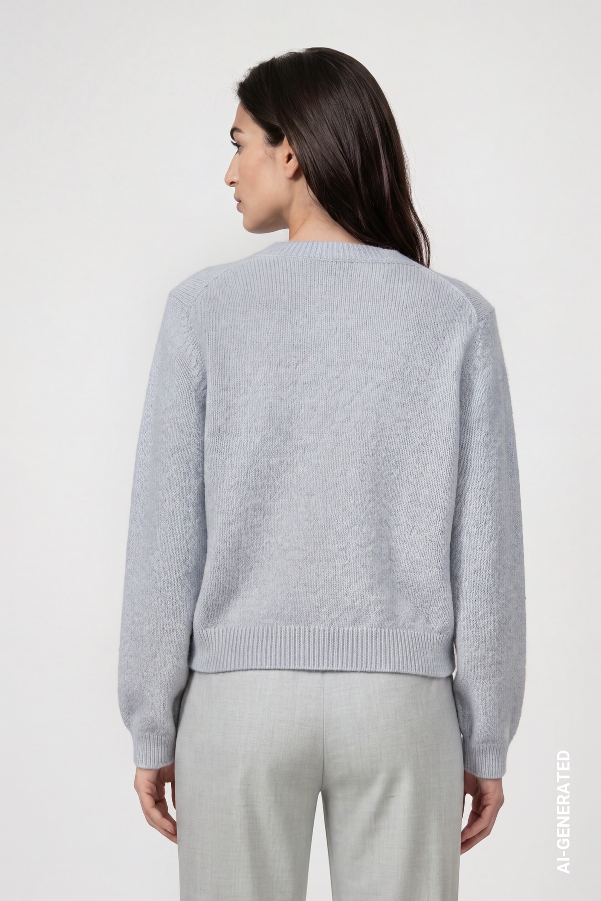 Monari Strickpullover »Flausch Lurex« Regular fit mit Rundhalsausschnitt, Woll-Mix