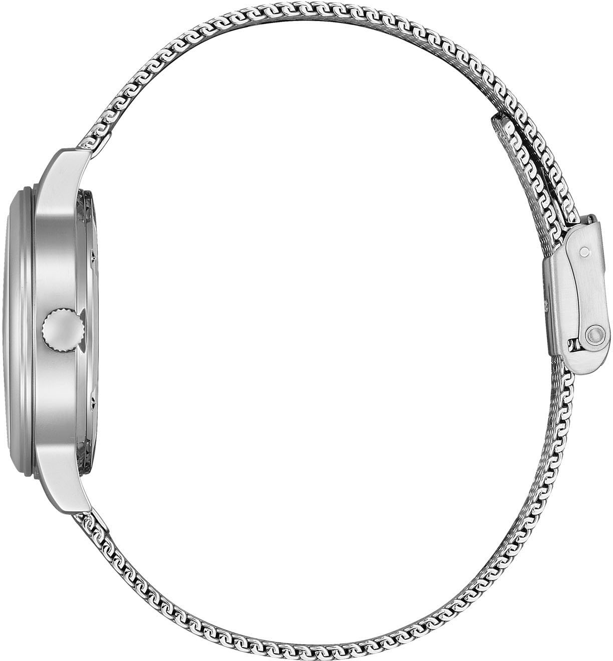 Citizen Solaruhr, Armbanduhr, Damenuhr, Edelstahlarmband, analog, Datum, Eco-Drive
