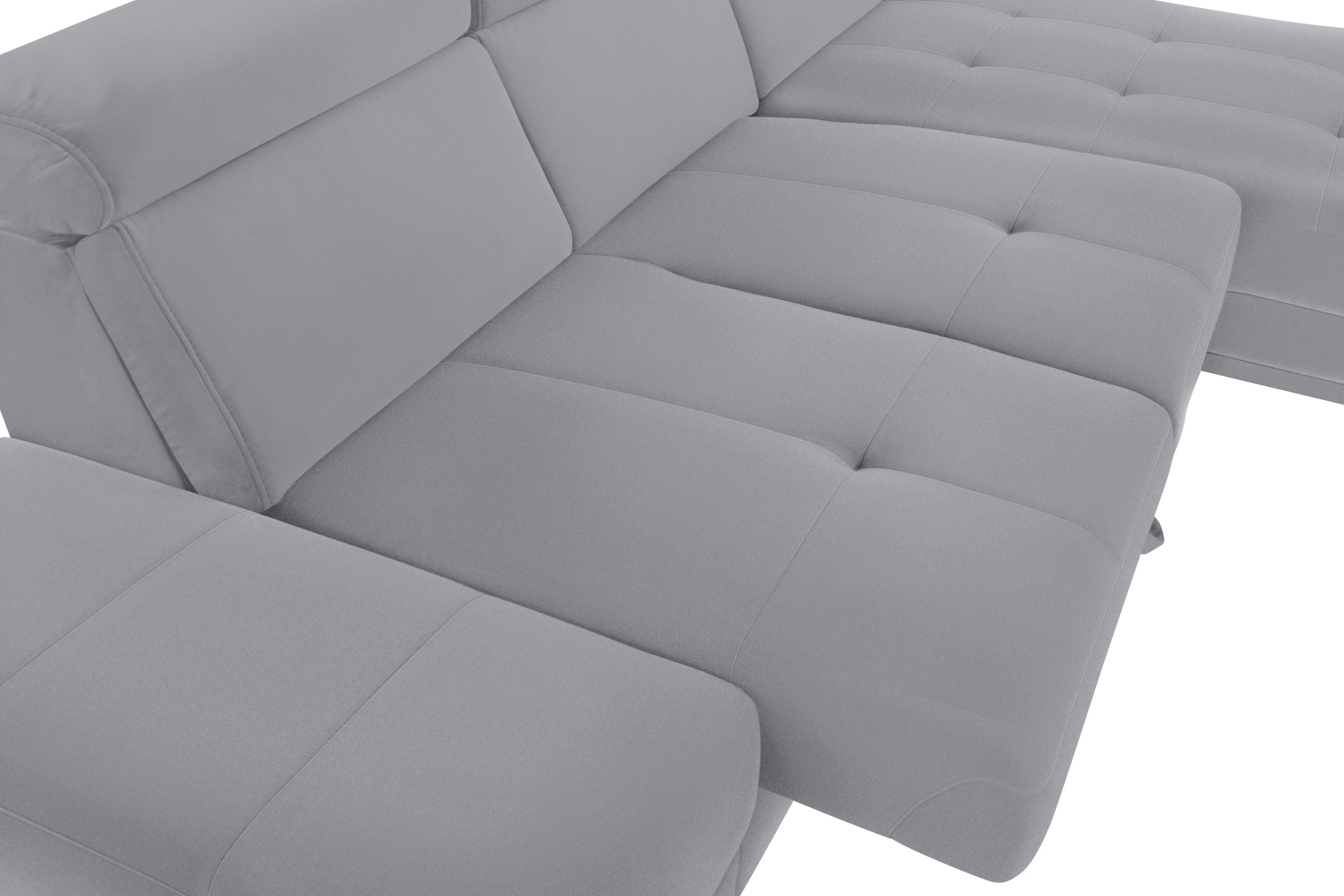 INOSIGN Ecksofa »Cardiz L-Form«, inkl.Kopfteilverstellung und Federkern wahlweise mit Bettfunktion