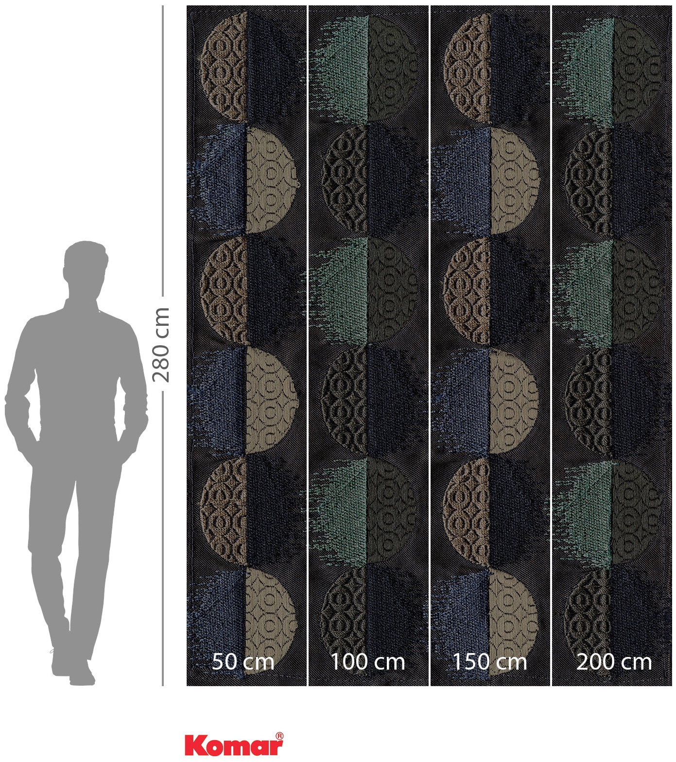 Komar Vliestapete »Digitaldruck Vlies -  Moon Dance - Größe 200 x 280 cm« bedruckt glatt Wohnzimmer, Schlafzimmer