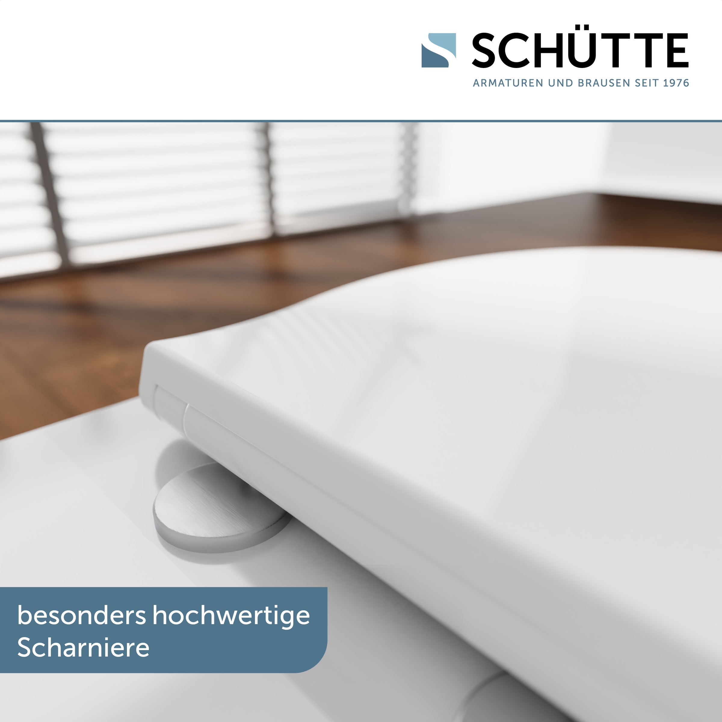 Schütte WC-Sitz »WHITE PREMIUM« Thermoplast, Absenkautomatik, Schnellverschluss, belastbar bis 300 kg