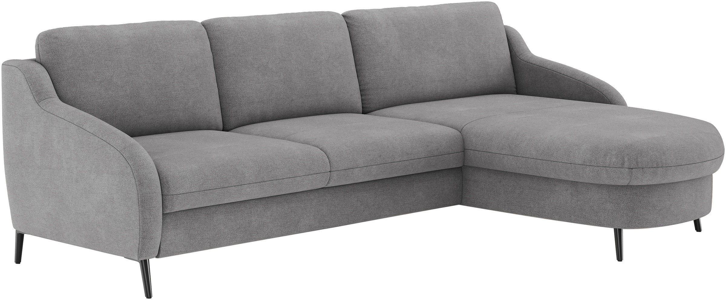 sit&more Ecksofa »Soul L-Form«, wahlweise mit Bettfunktion