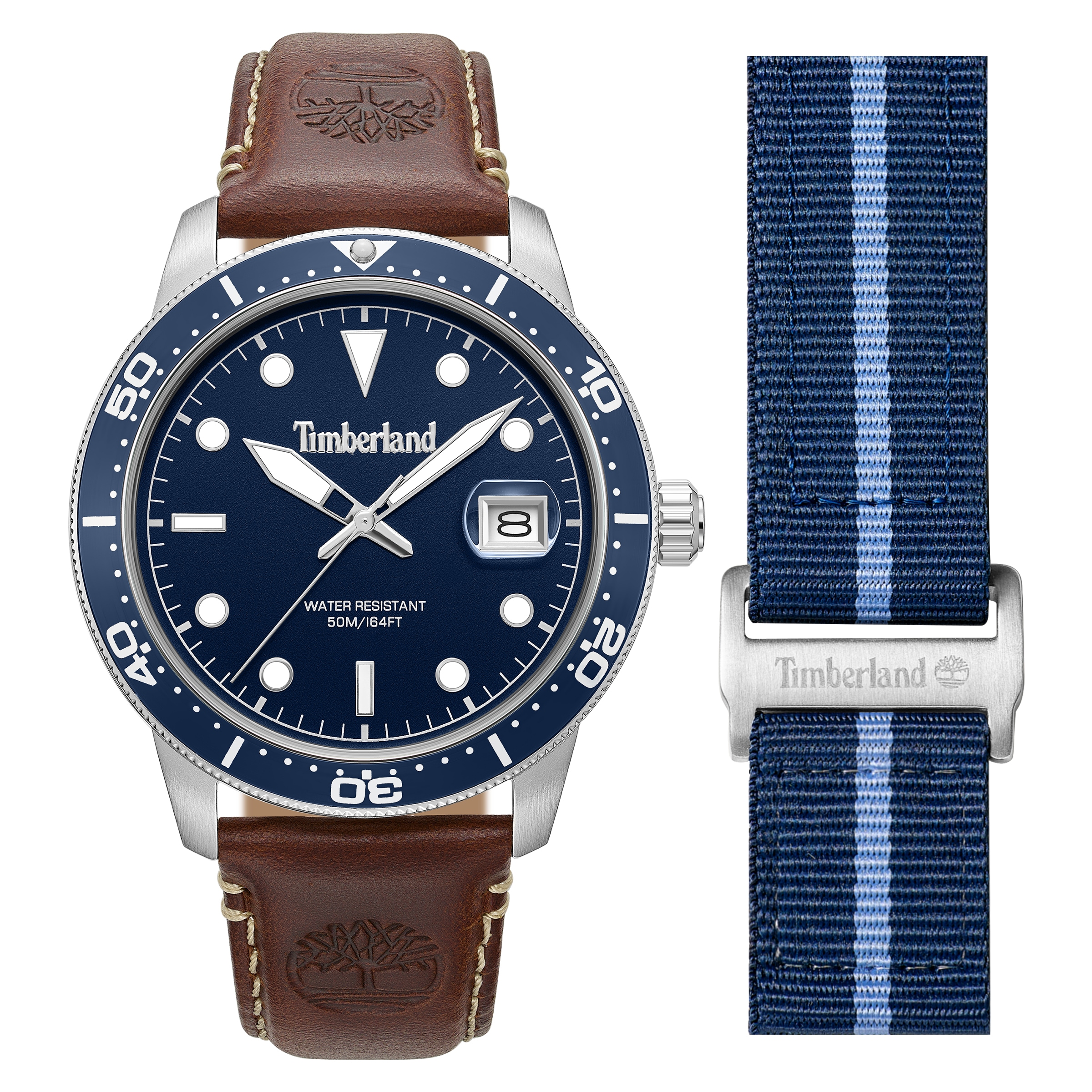 Timberland Quarzuhr »Peatfield« Armbanduhr, Herrenuhr, Lederarmband, Ideal auch als Geschenk, analog