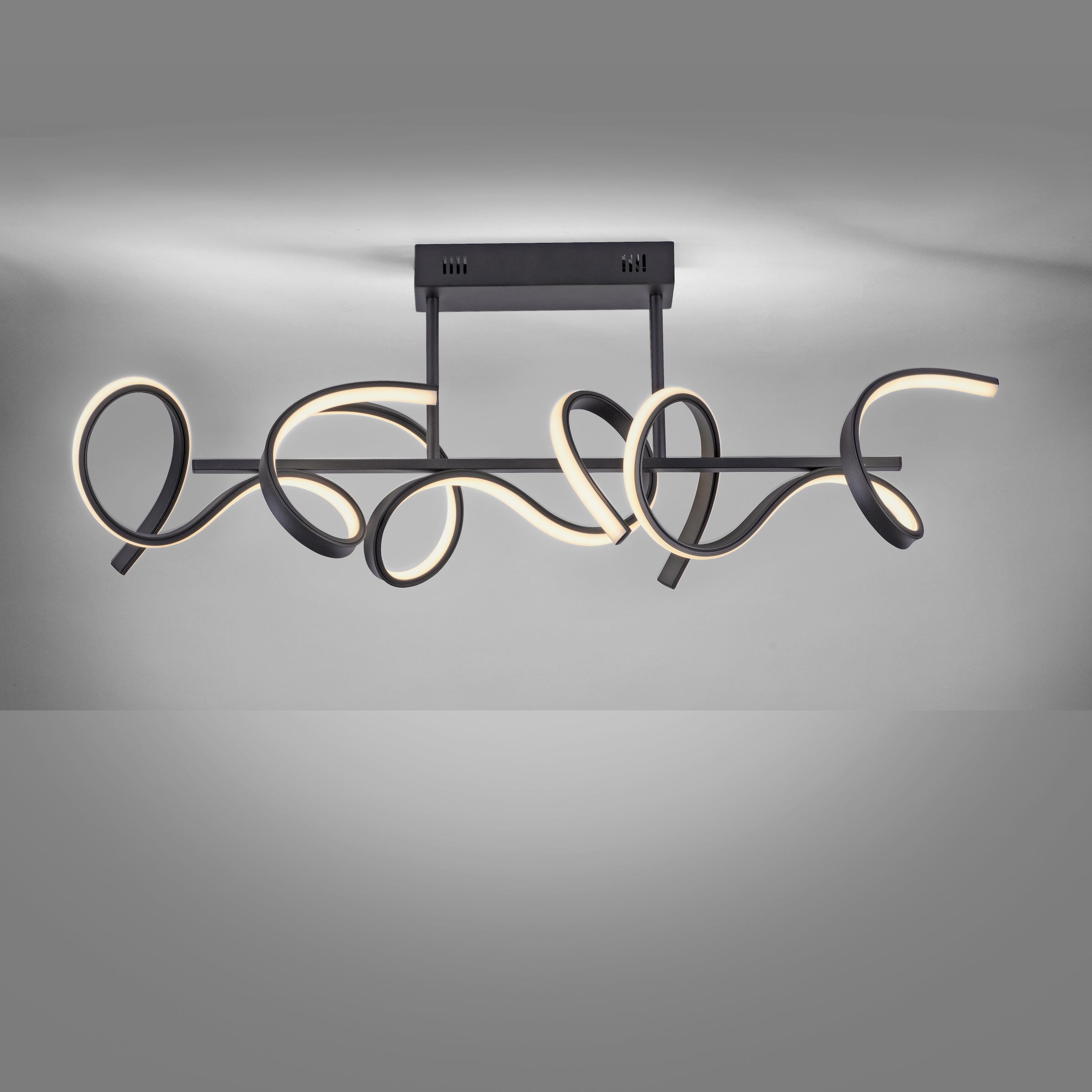 JUST LIGHT LED Deckenleuchte »CURLS«, 3 flammig, Leuchtmittel LED-Board | LED fest integriert, LED