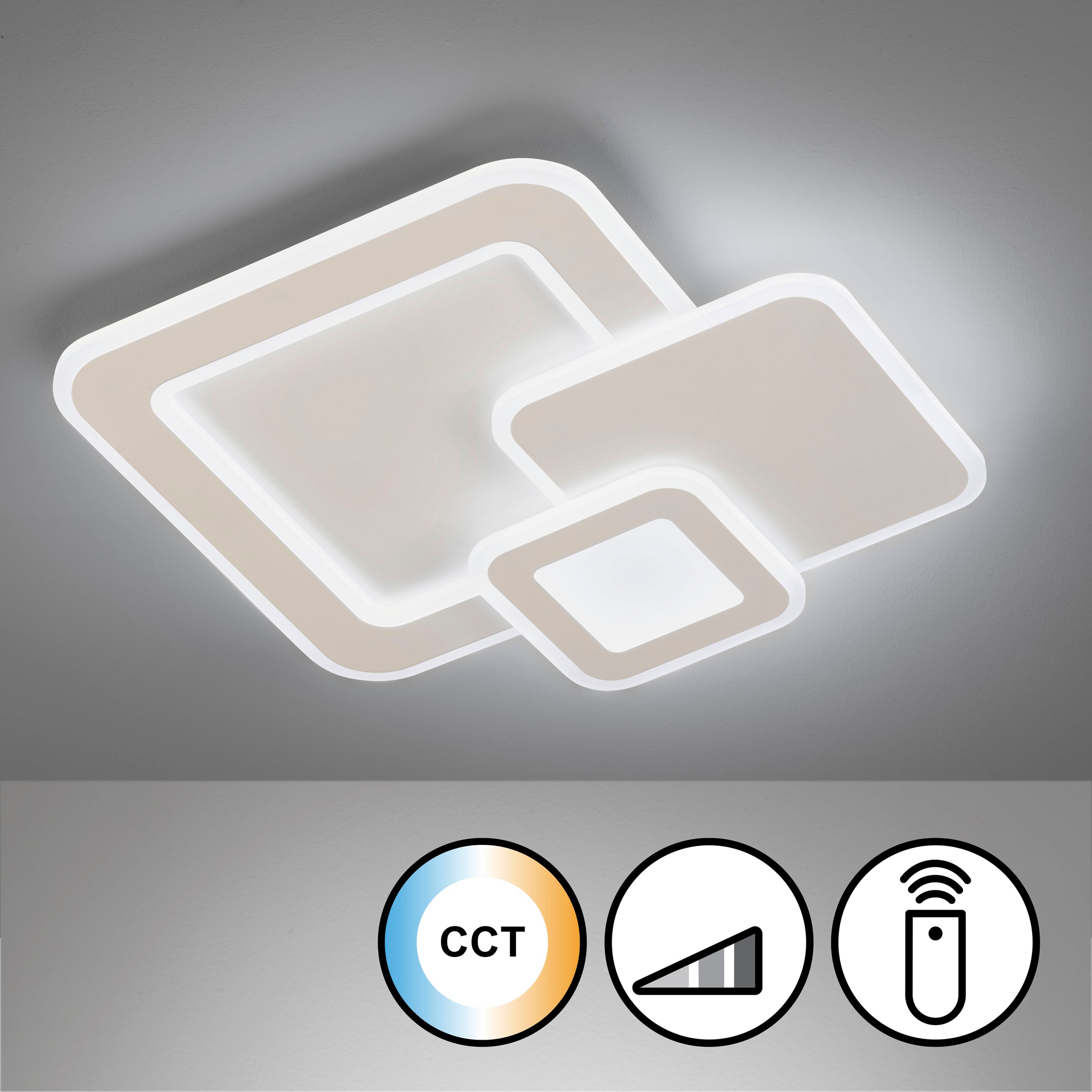 FISCHER & HONSEL Deckenleuchte »Joster«, 1 flammig, Leuchtmittel LED-Modul günstig online kaufen