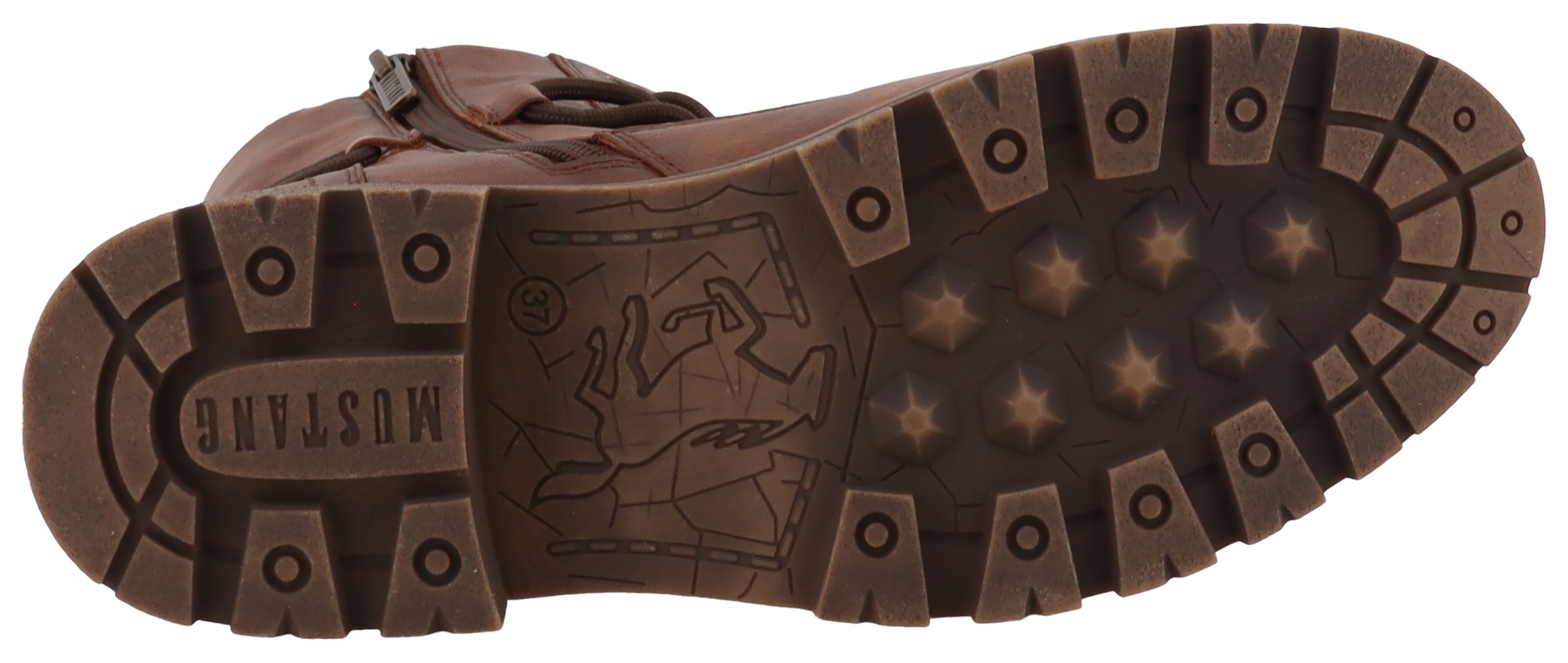 Mustang Shoes Winterboots »Darleen«  Schnürboots mit Profilsohle