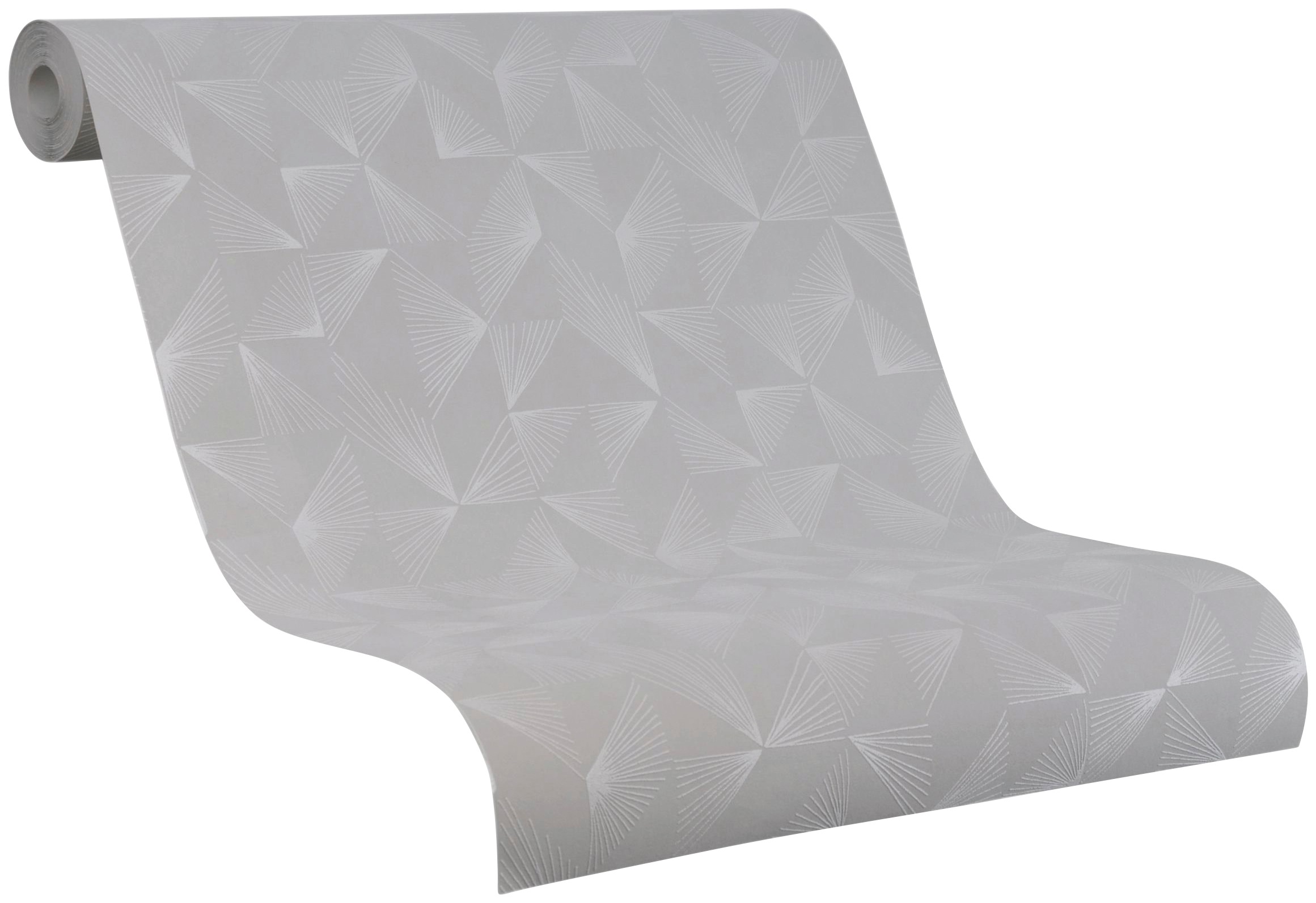 Schöner Wohnen Vliestapete Grafisch Grau-Pearl FSC® günstig online kaufen