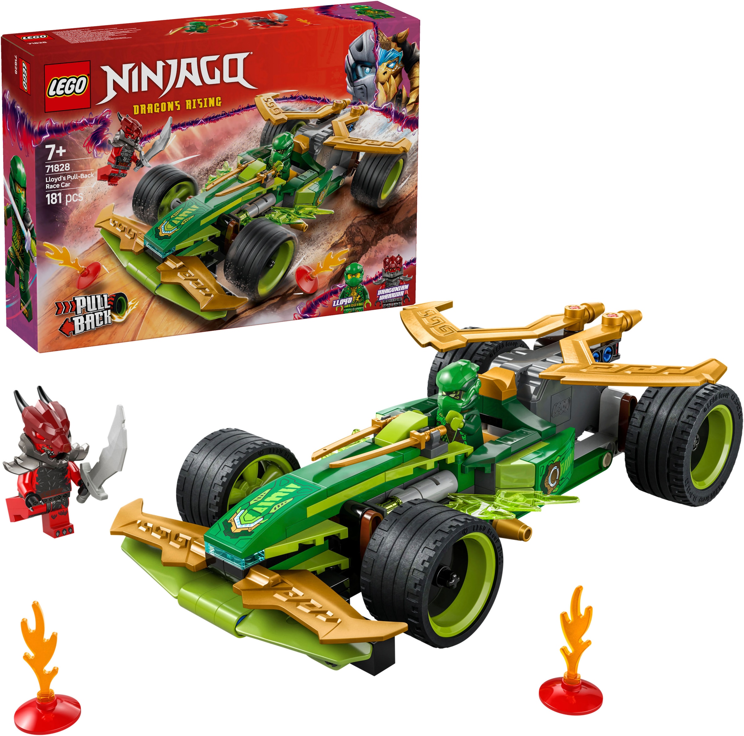 Konstruktionsspielsteine »Lloyds Actionflitzer (71828), LEGO Ninjago«, (181 St.), Made...