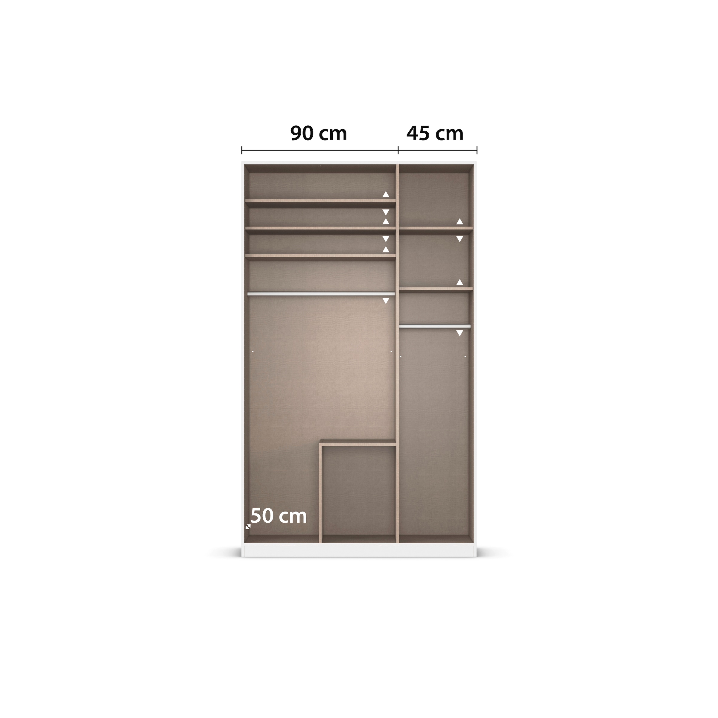 rauch Drehtürenschrank »Kleiderschrank Kleiderschränke Schrank Garderobe AGORDO mit Glasfront«, mit Außenschubkästen, in 6 Breiten und 2 Höhen MADE IN GERMANY