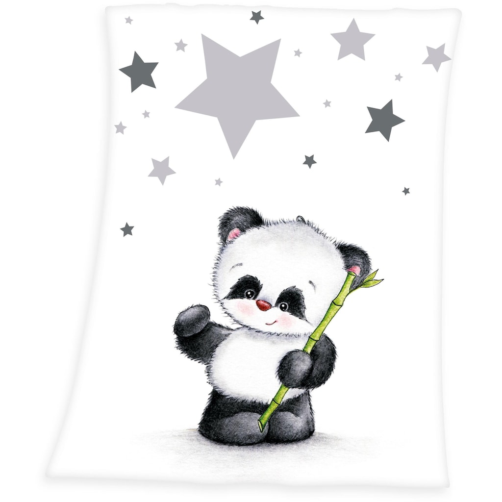 Baby Best Babydecke »Fynn Panda«, mit Panda-Motiv