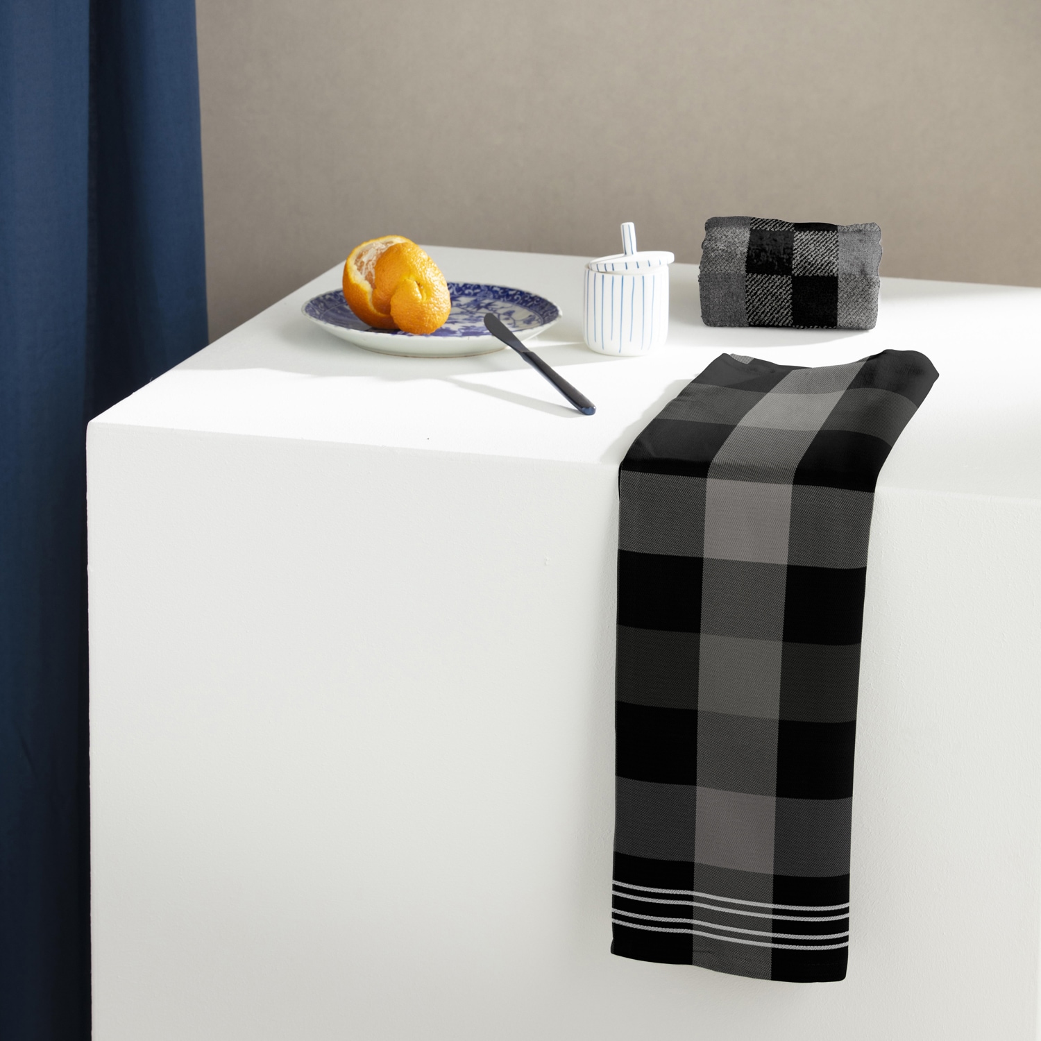 DDDDD Geschirrtuch »DDDDD Feller Küchentuch 50 x 55 Grau (6 Stück)« schnell trocknend, 100% Baumwolle, viele besondere Drucke und Farben