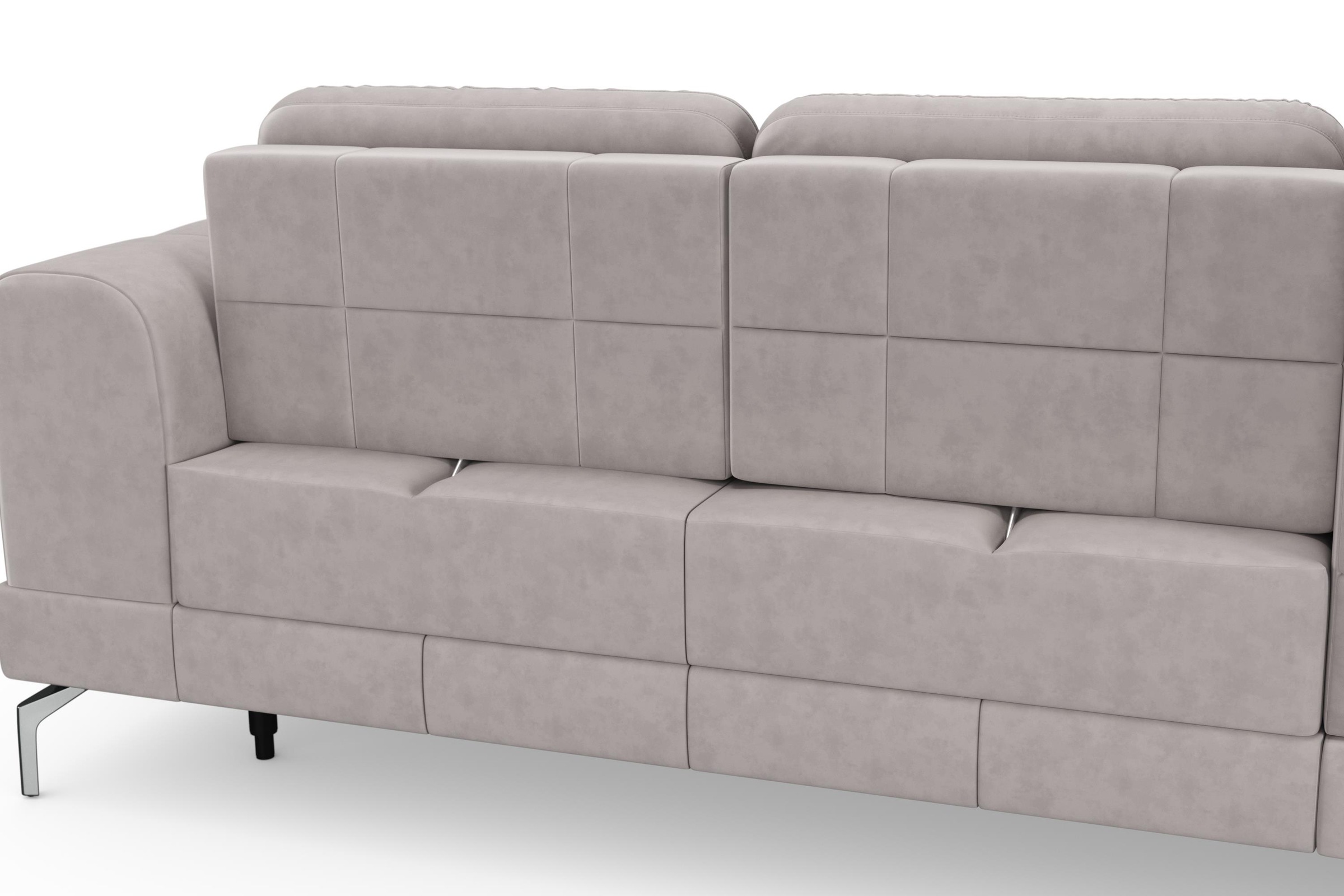 sit&more Ecksofa »Bendigo L-Form«, inklusive Sitztiefenverstellung, Bodenfreiheit 15 cm, 2 Fußfarben