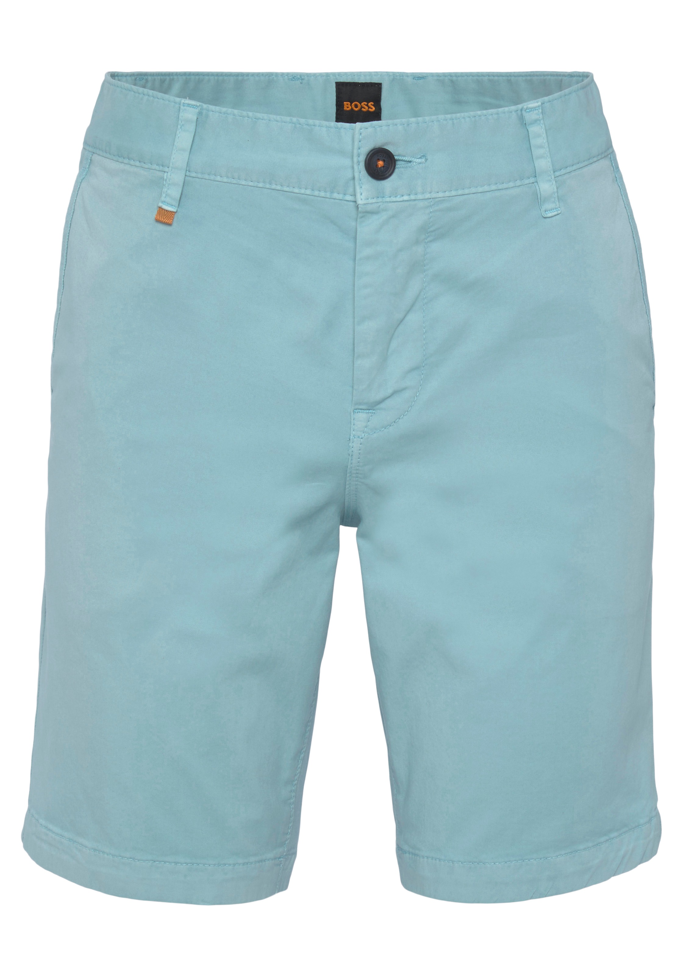 4. Bild von BOSS ORANGE Chinoshorts, mit BOSS Knopf am Zip-fly
