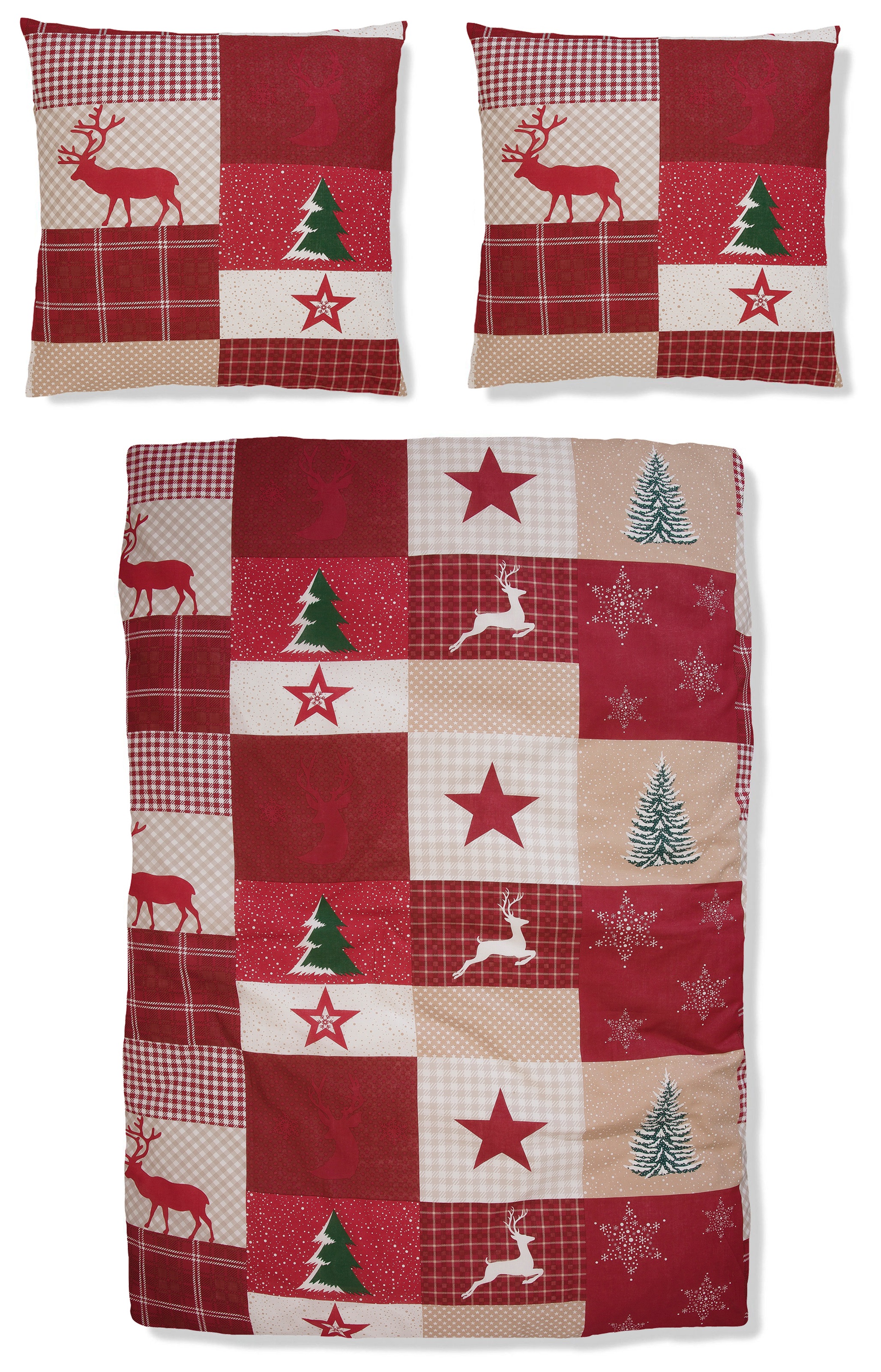 Home affaire Bettwäsche »Nicholas«, Weihnachtsbettwäsche, Winter günstig online kaufen