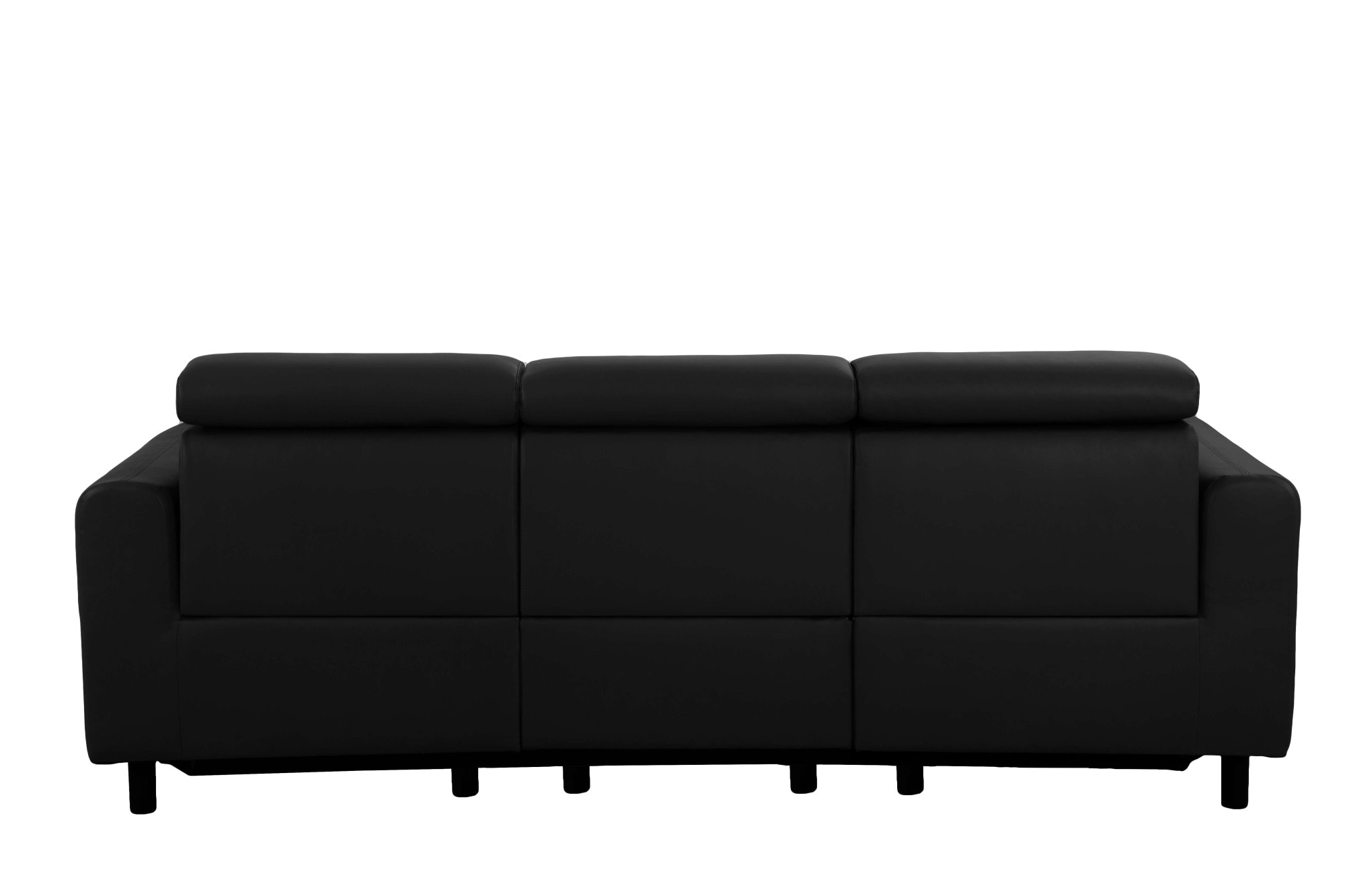 Home affaire 3-Sitzer »SKAANE Kunstleder, 229 cm, manuelle-u. elektrische Relaxfunktion«, Relax-Funktion in 2 Sitzen, Kopfteilverstellung, Federkernpolsterung