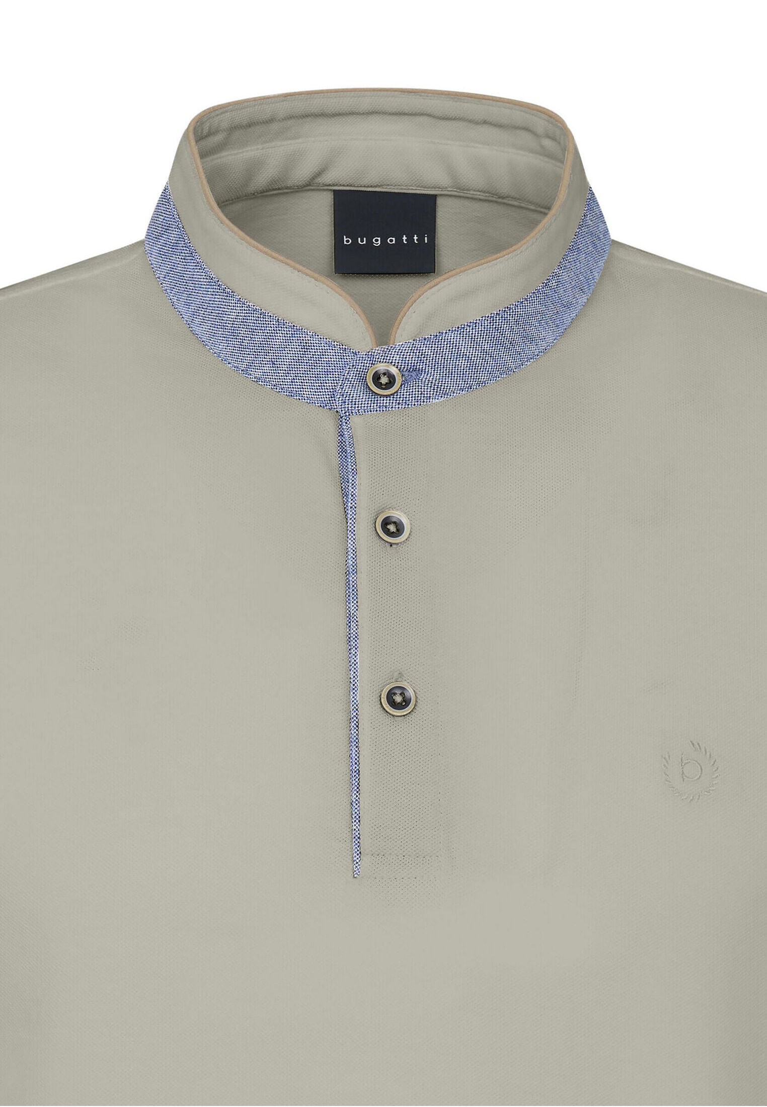 bugatti Poloshirt, mit Stehkragen