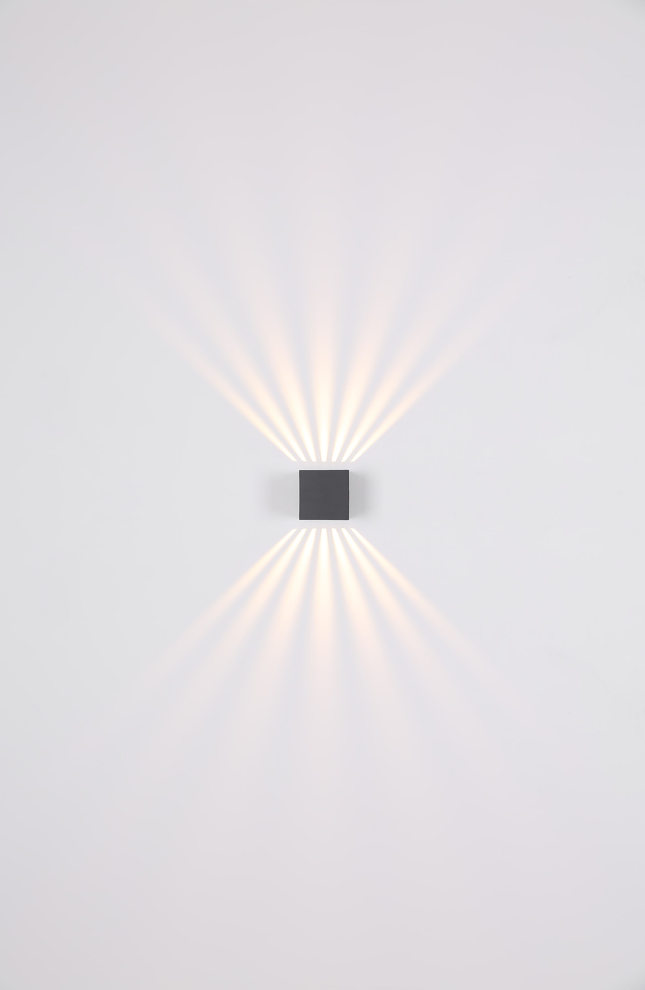 GLOBO LIGHTING LED Außen-Wandleuchte »ILLI«, Leuchtmittel LED-Modul | LED fest integriert, Außenleuchte/anthrazit/IP54/3000K/Lichtschein: auf- und abwärts