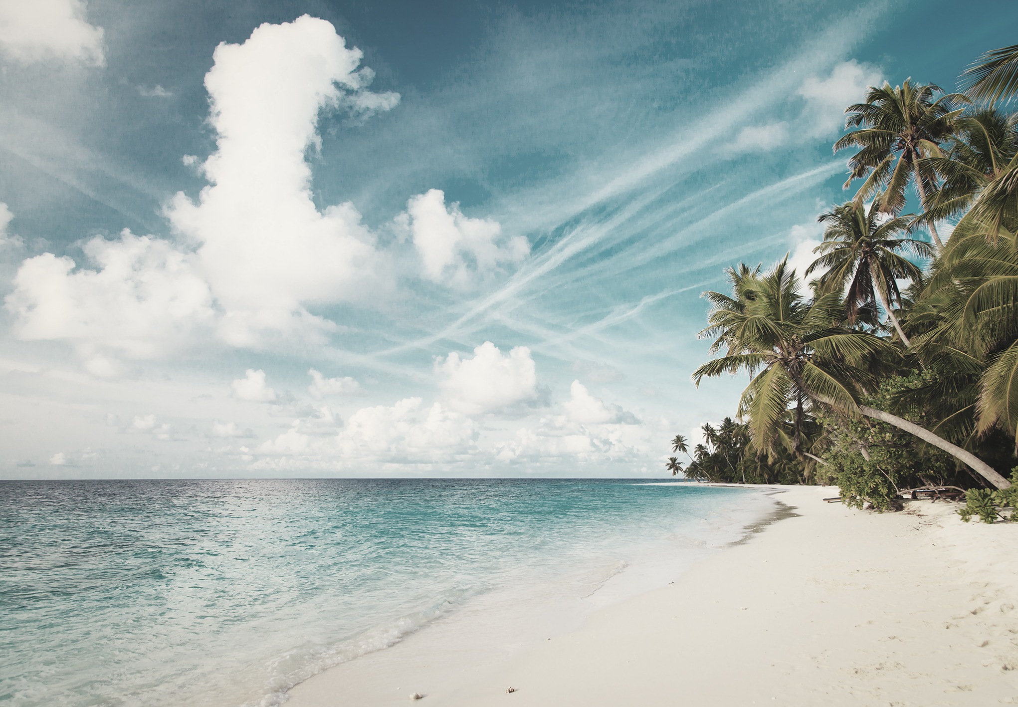 queence Fototapete »Strand und Meer«, bedruckt-Meer-Motiv-realistisch, Wand günstig online kaufen