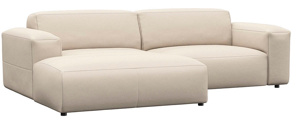 FLEXLUX Ecksofa »Lucera Chaislongue rechts oder links, L-Form, bequem«, mod günstig online kaufen
