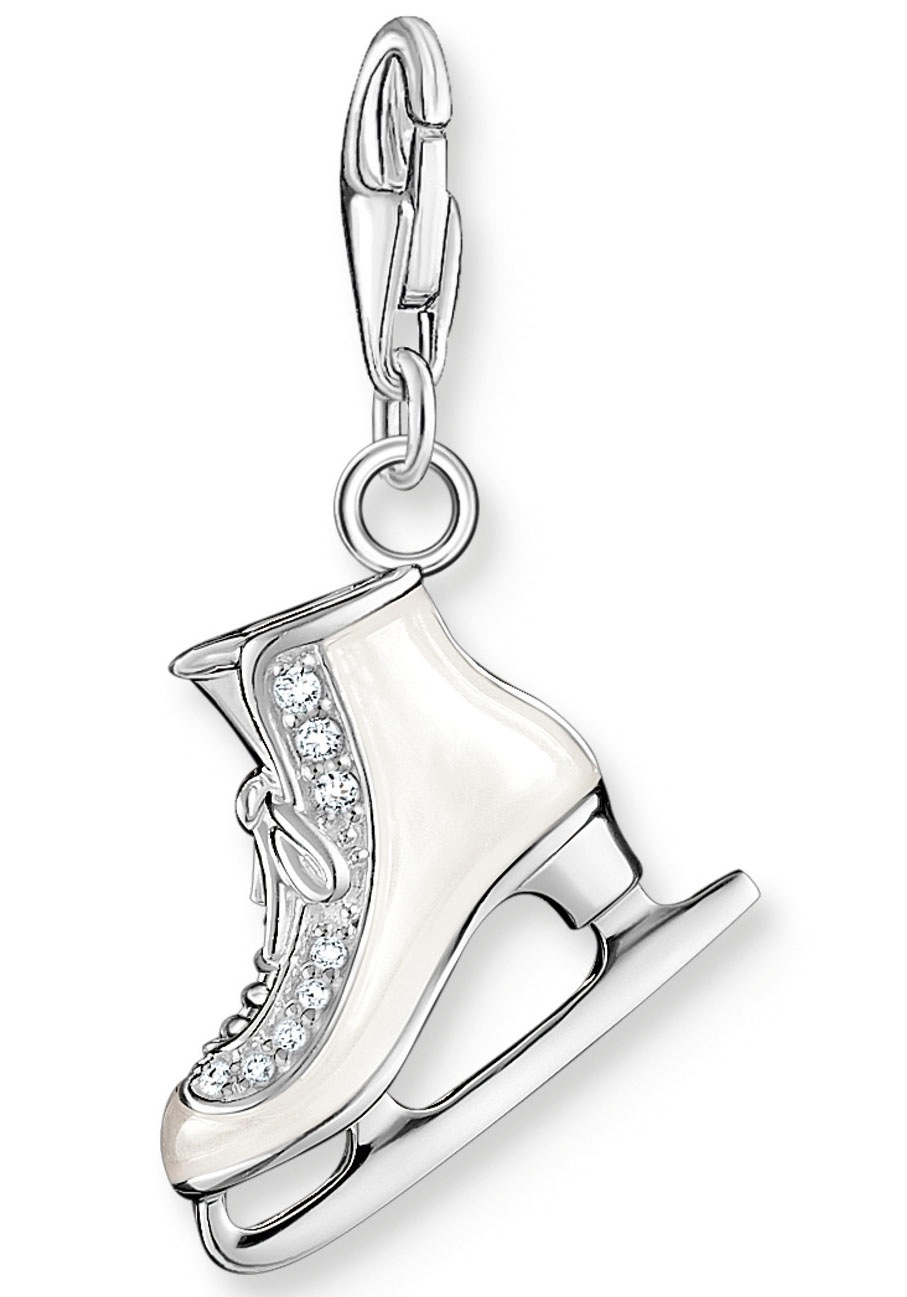 THOMAS SABO Charm-Einhänger »Schlittschuh, 1907-041-14«, mit Zirkonia (synth.)