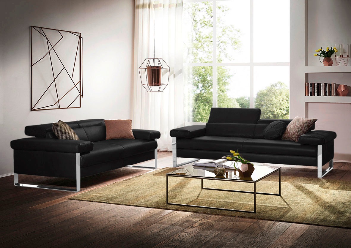 W.SCHILLIG 2-Sitzer »finn«, German Design Award 2016, Naturwalkleder der Luxusklasse, Breite 210cm
