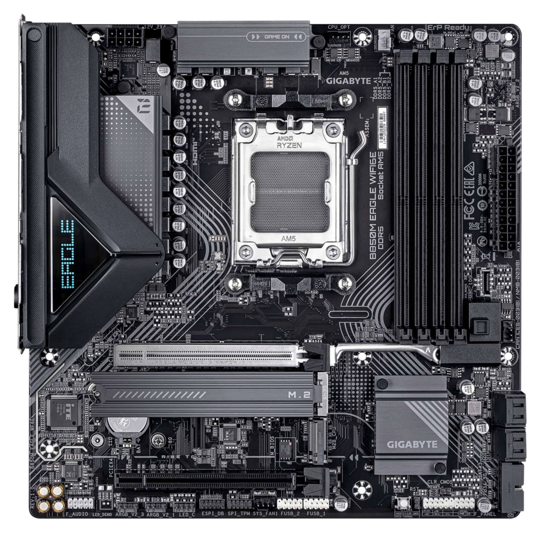 Gigabyte Mainboard »B850M EAGLE WIFI6E Mainboard - AMD Ryzen 9000 Serie CPUs, 8+2+2 Phasen«